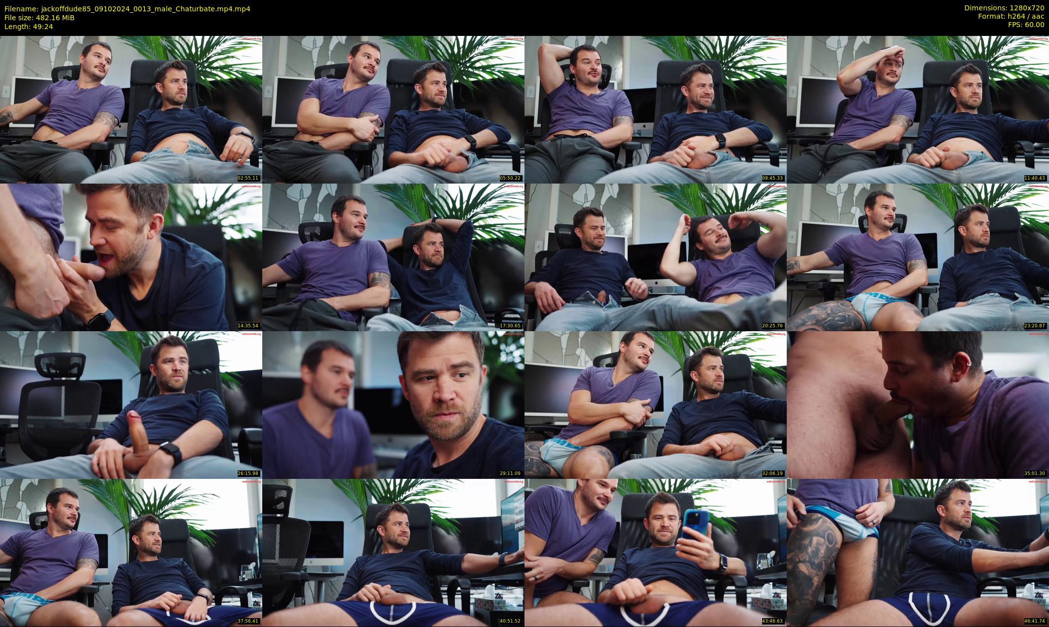 jackoffdude85 — 50 minute Chaturbate male cam show recording, 720p, Oct 9, 2024