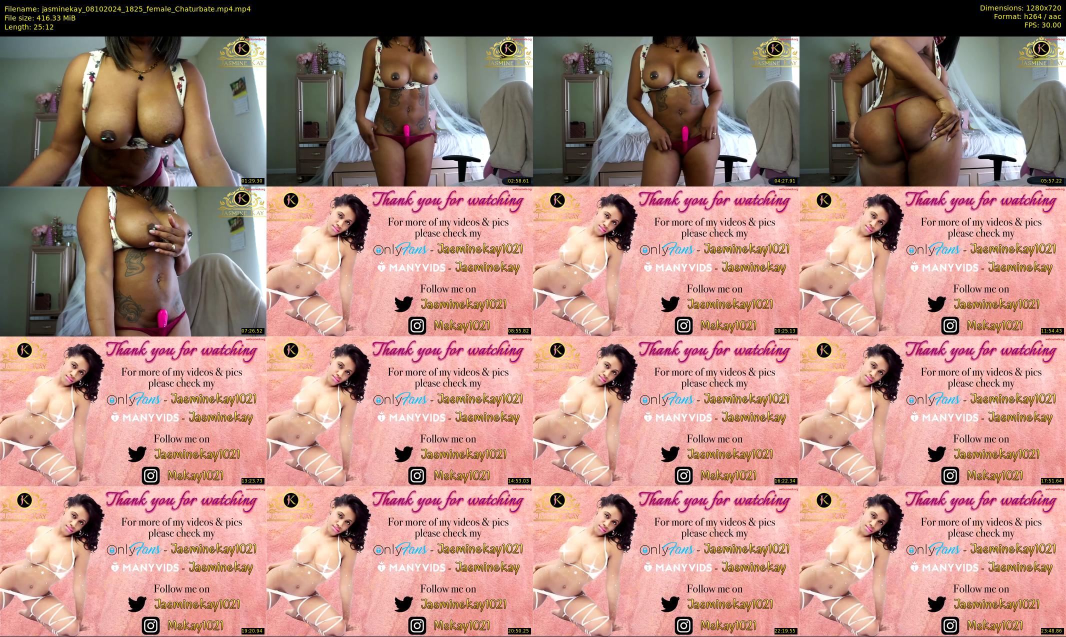 jasminekay — 26 minute Chaturbate female cam show recording, 720p, Oct 8, 2024