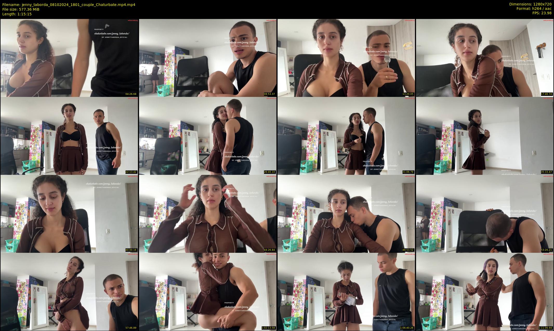jenny_taborda — 76 minute Chaturbate female cam show recording, 720p, Oct 8, 2024