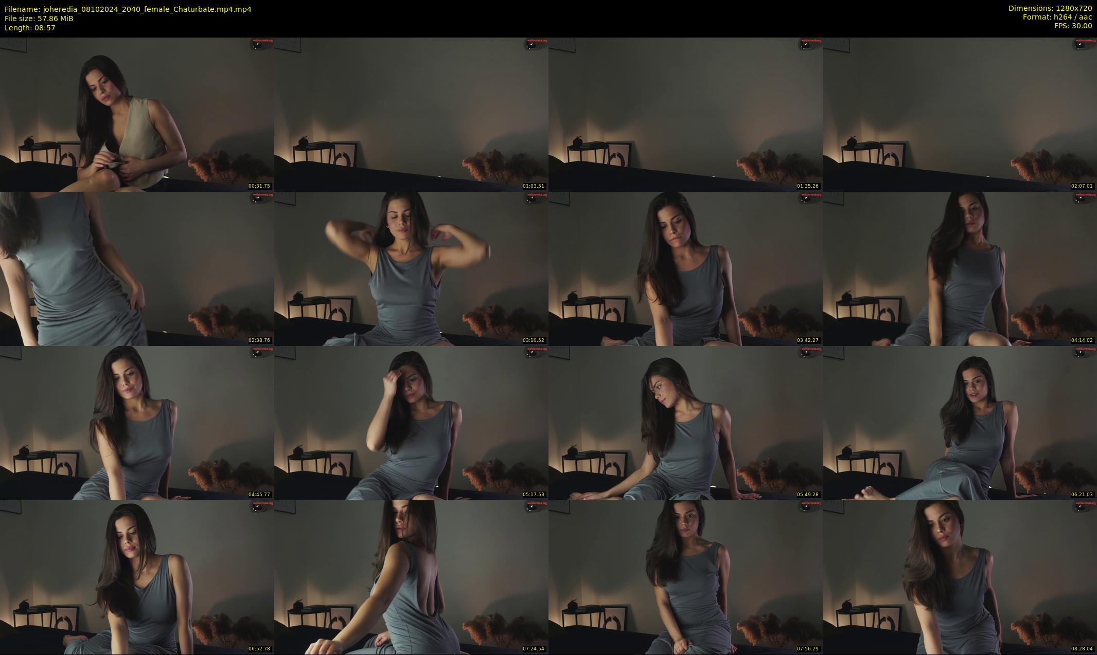 joheredia — 9 minute Chaturbate female cam show recording, 720p, Oct 8, 2024