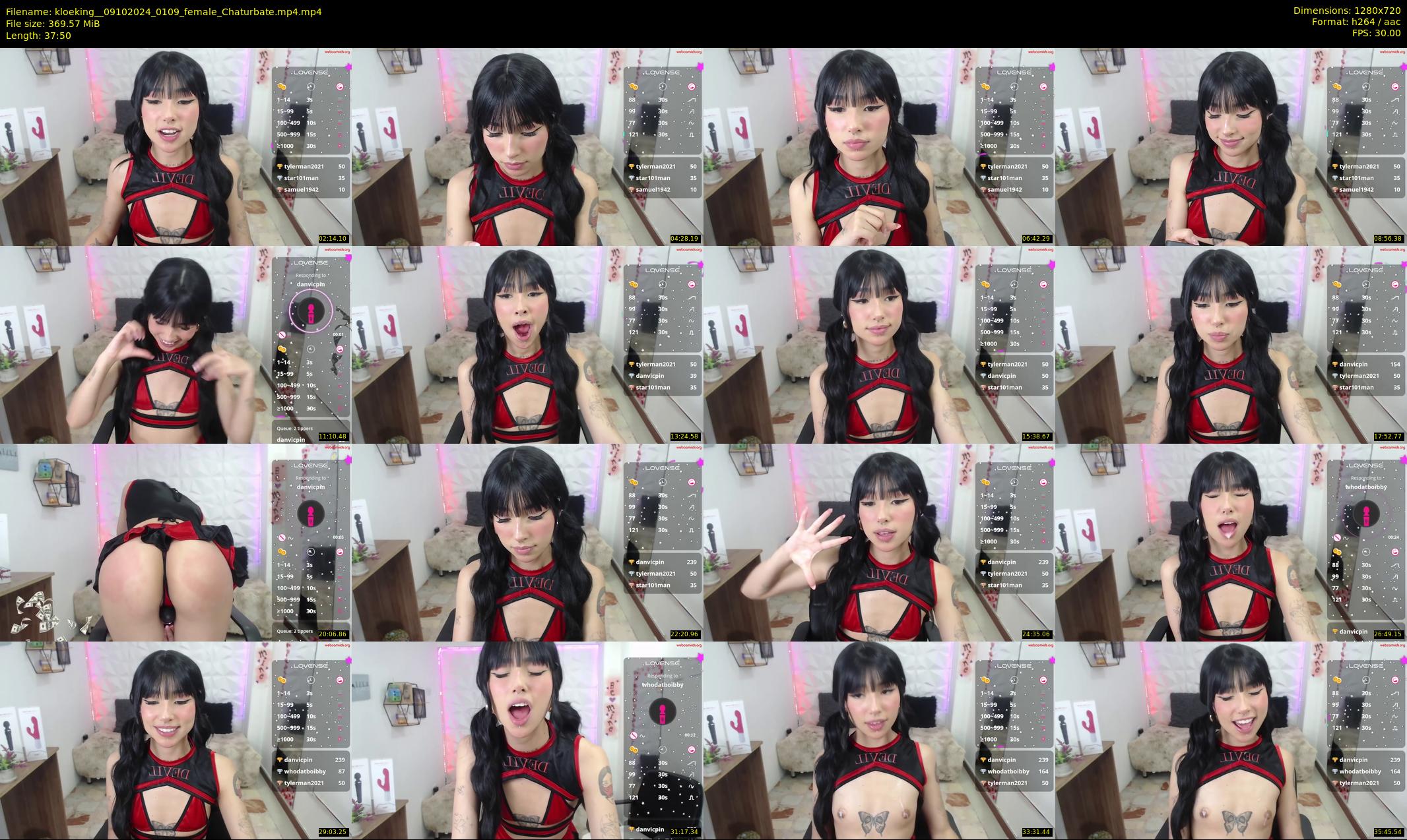 kloeking_ — 38 minute Chaturbate female cam show recording, 720p, Oct 9, 2024