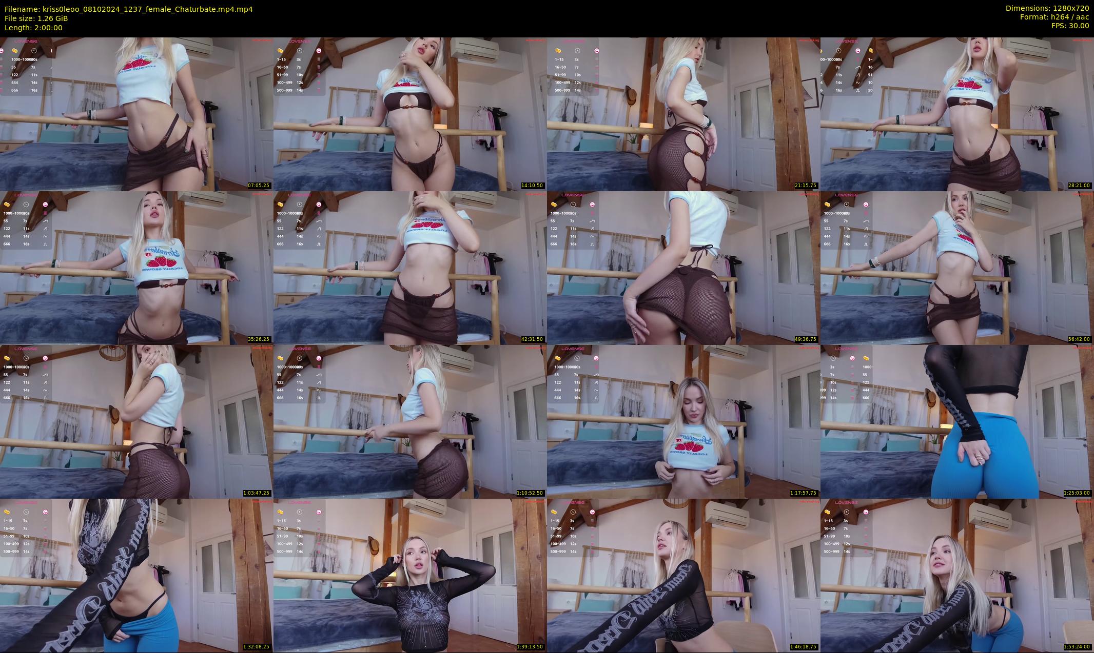 kriss0leoo — 120 minute Chaturbate couple cam show recording, 720p, Oct 8, 2024
