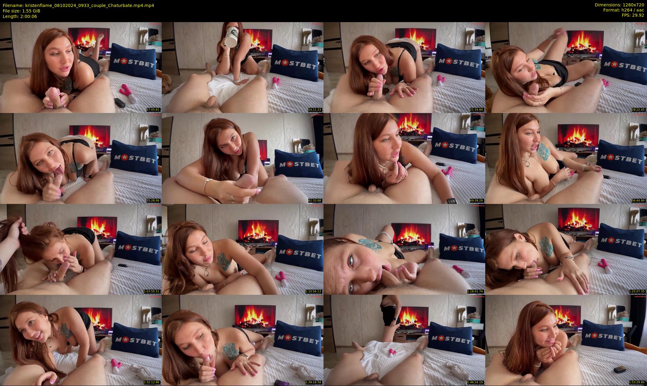 kristenflame — 121 minute Chaturbate couple cam show recording, 720p, Oct 8, 2024