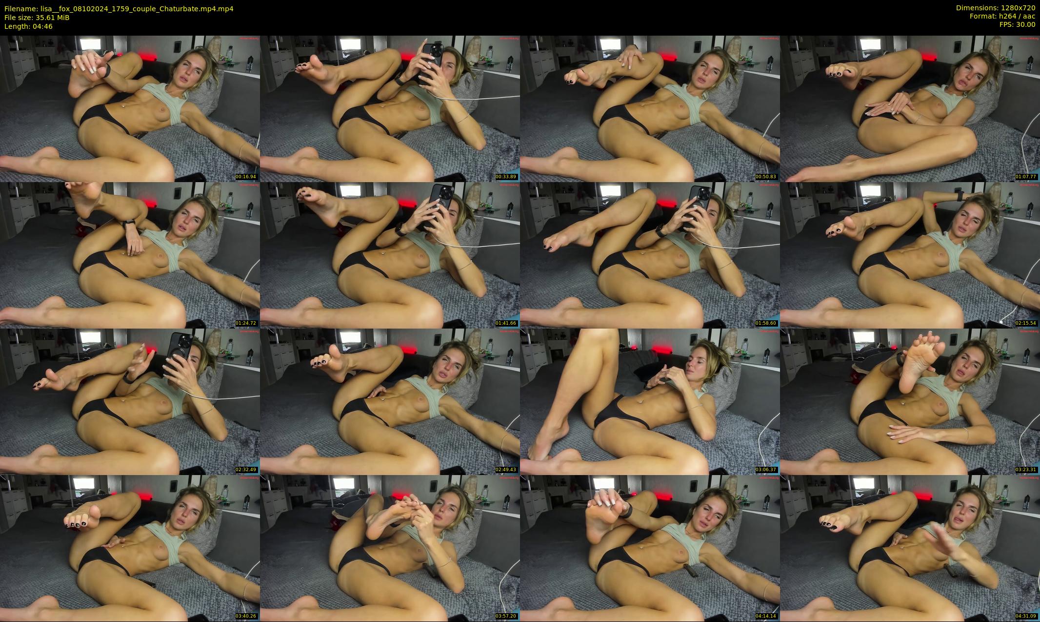 lisa__fox — 5 minute Chaturbate female cam show recording, 720p, Oct 8, 2024