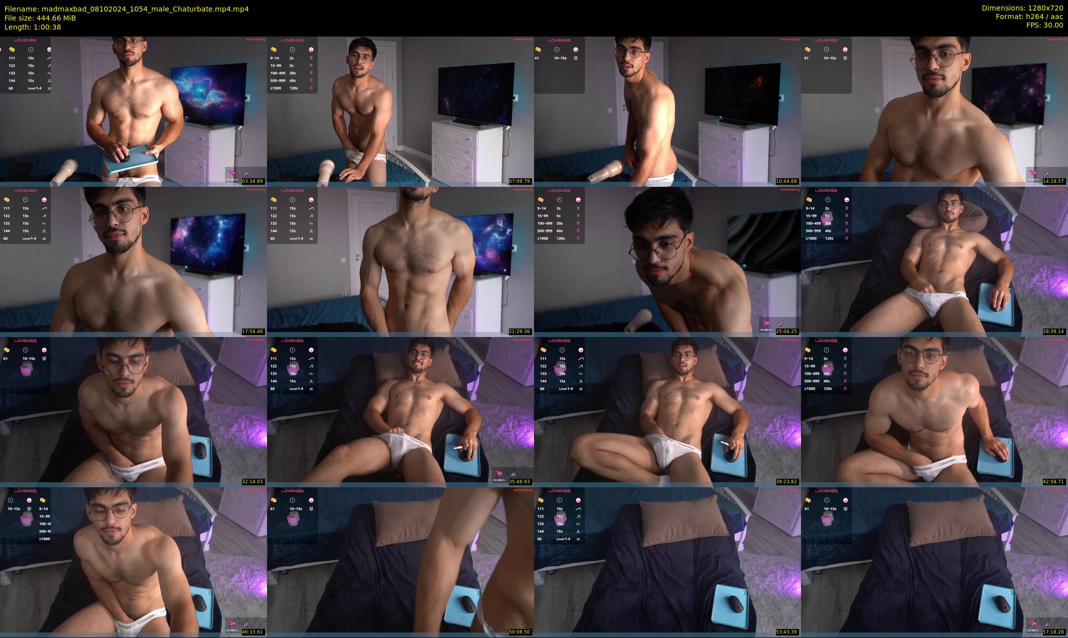madmaxbad — 61 minute Chaturbate male cam show recording, 720p, Oct 8, 2024