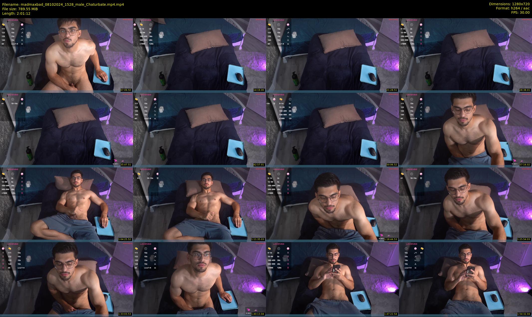 madmaxbad — 122 minute Chaturbate male cam show recording, 720p, Oct 8, 2024
