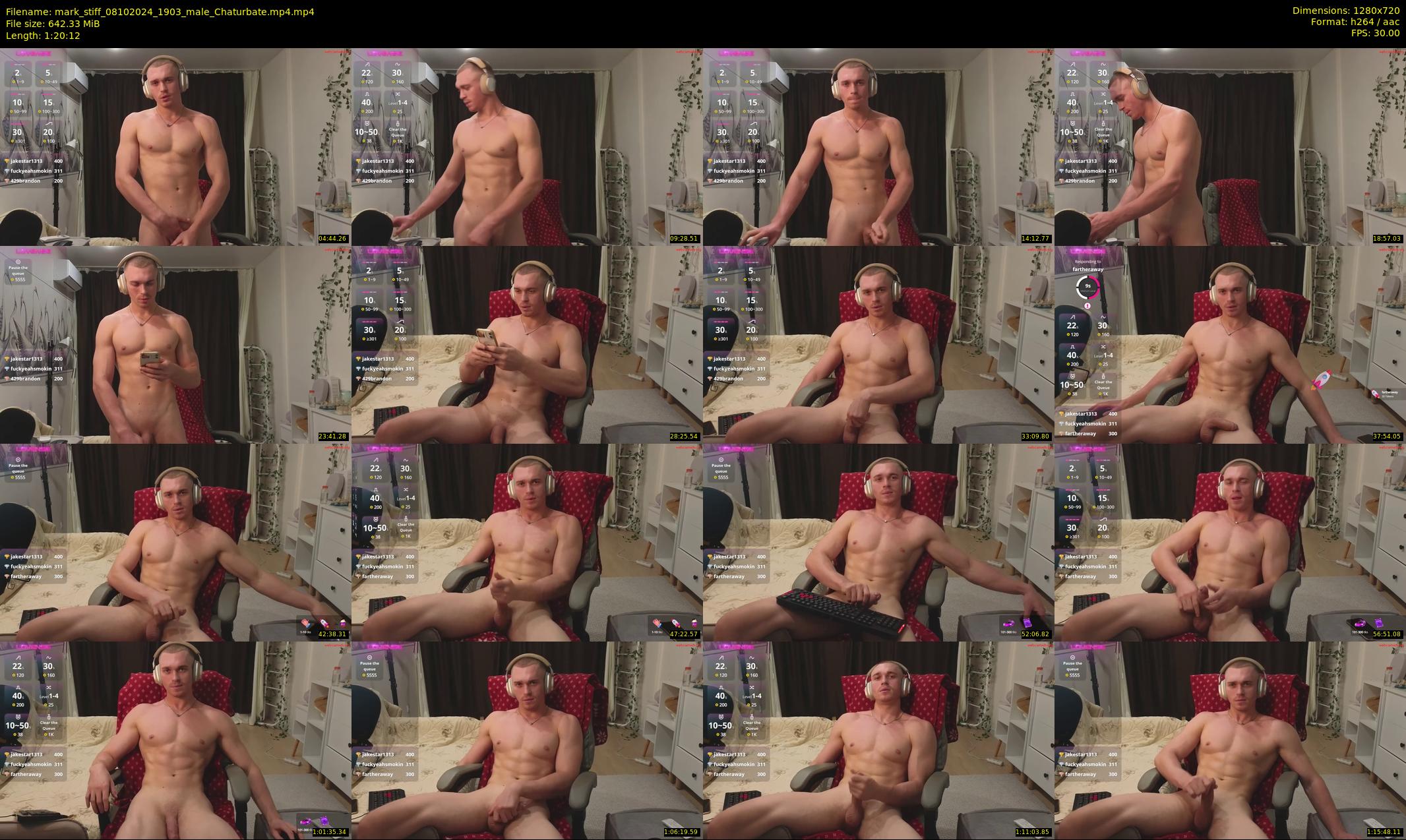 mark_stiff — 81 minute Chaturbate male cam show recording, 720p, Oct 8, 2024