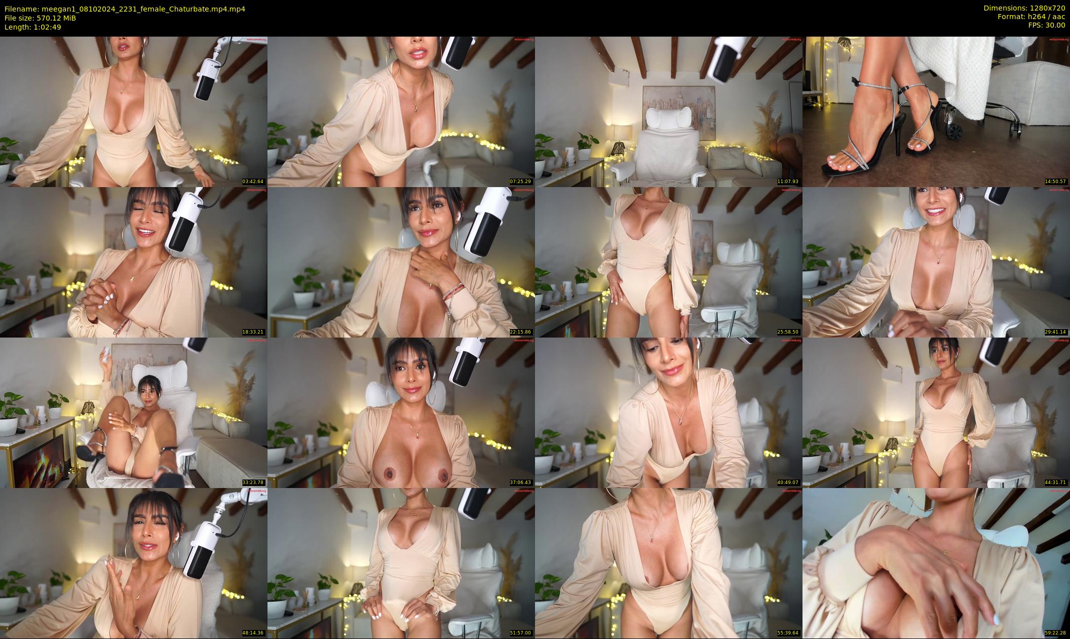 meegan1 — 63 minute Chaturbate female cam show recording, 720p, Oct 8, 2024