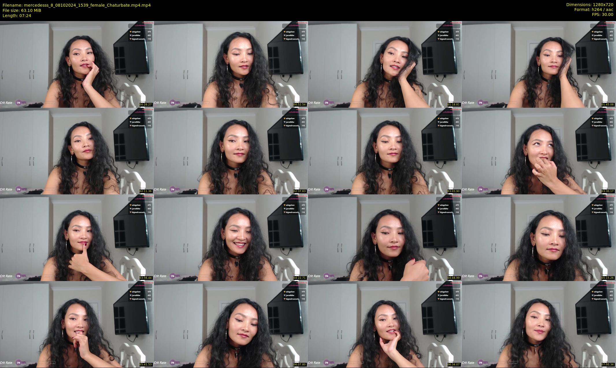 mercedesss_8 — 8 minute Chaturbate female cam show recording, 720p, Oct 8, 2024