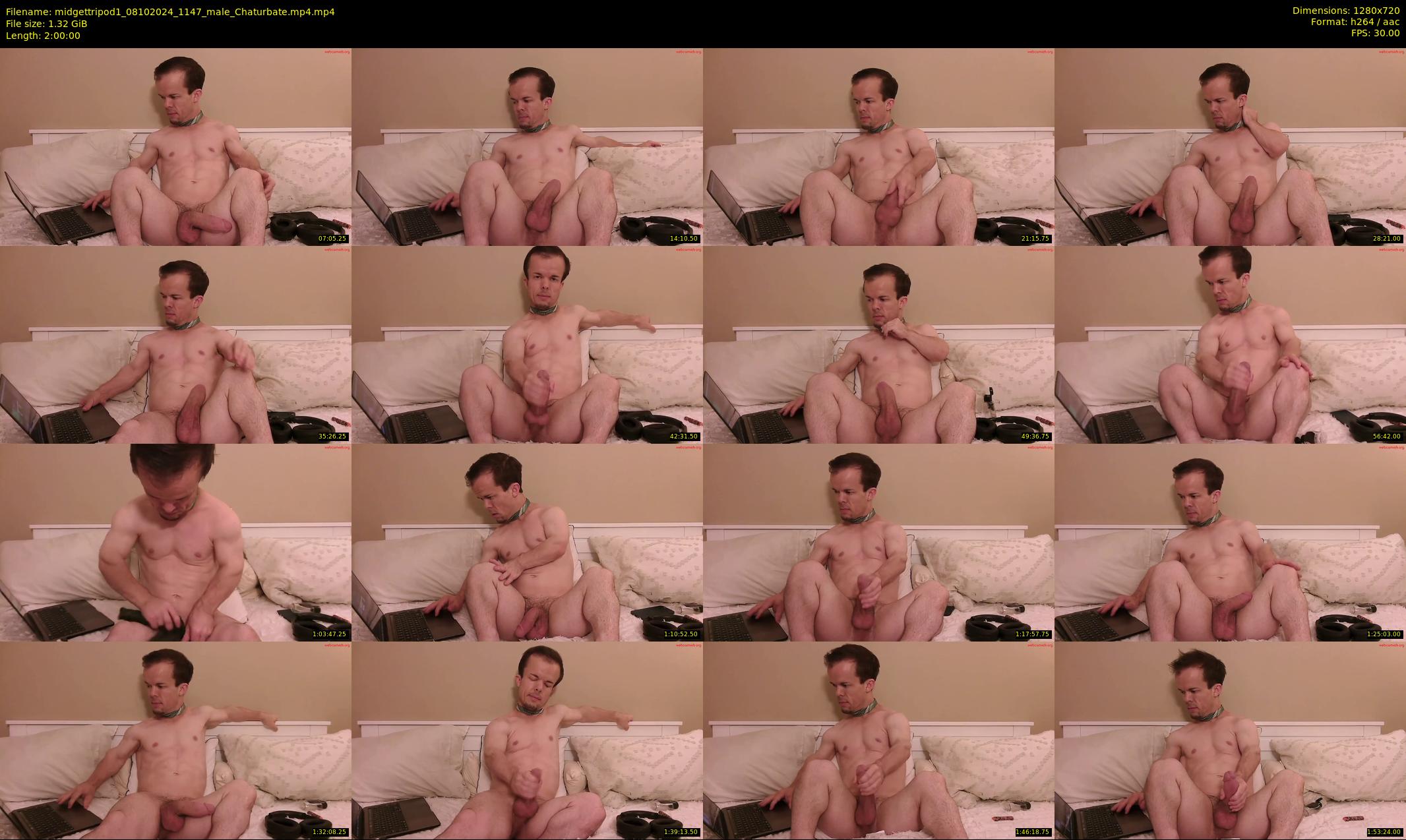 midgettripod1 — 120 minute Chaturbate male cam show recording, 720p, Oct 8, 2024