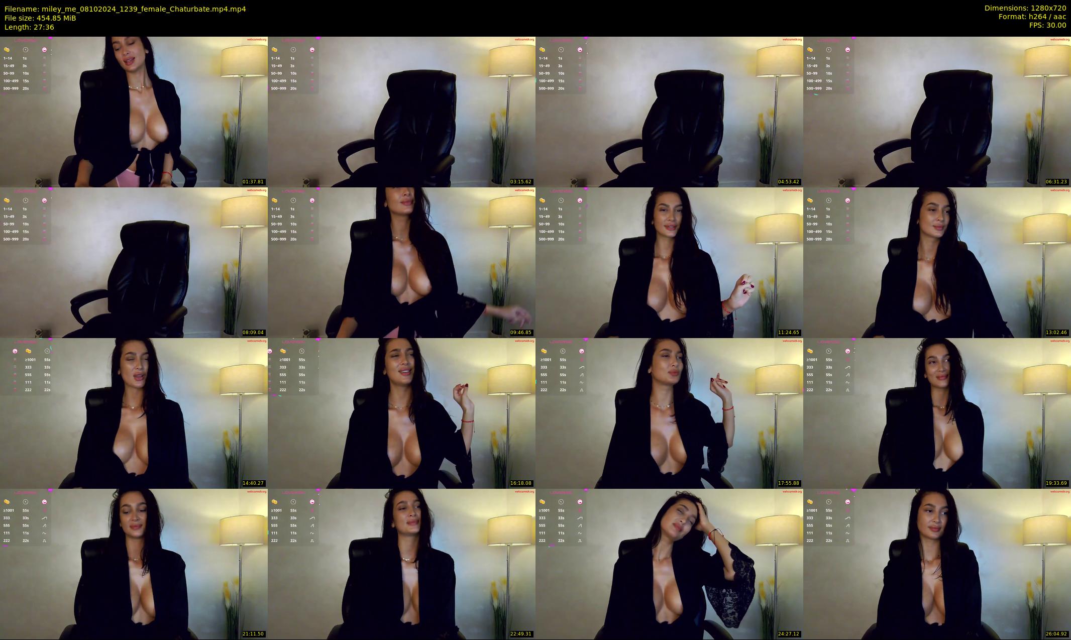 miley_me — 28 minute Chaturbate female cam show recording, 720p, Oct 8, 2024
