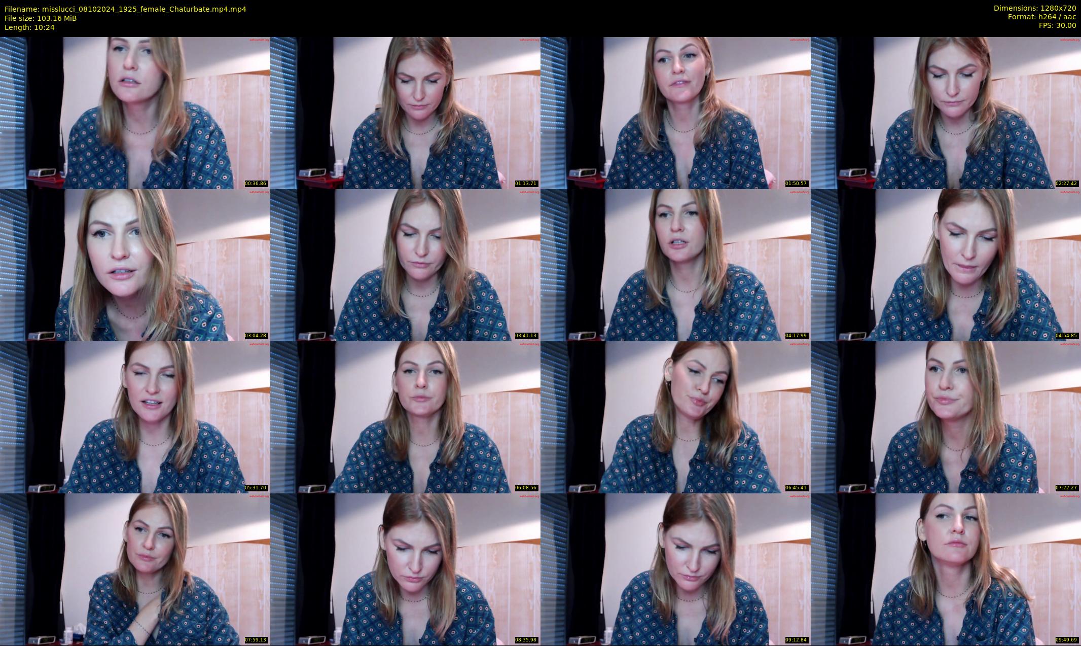 misslucci — 11 minute Chaturbate female cam show recording, 720p, Oct 8, 2024