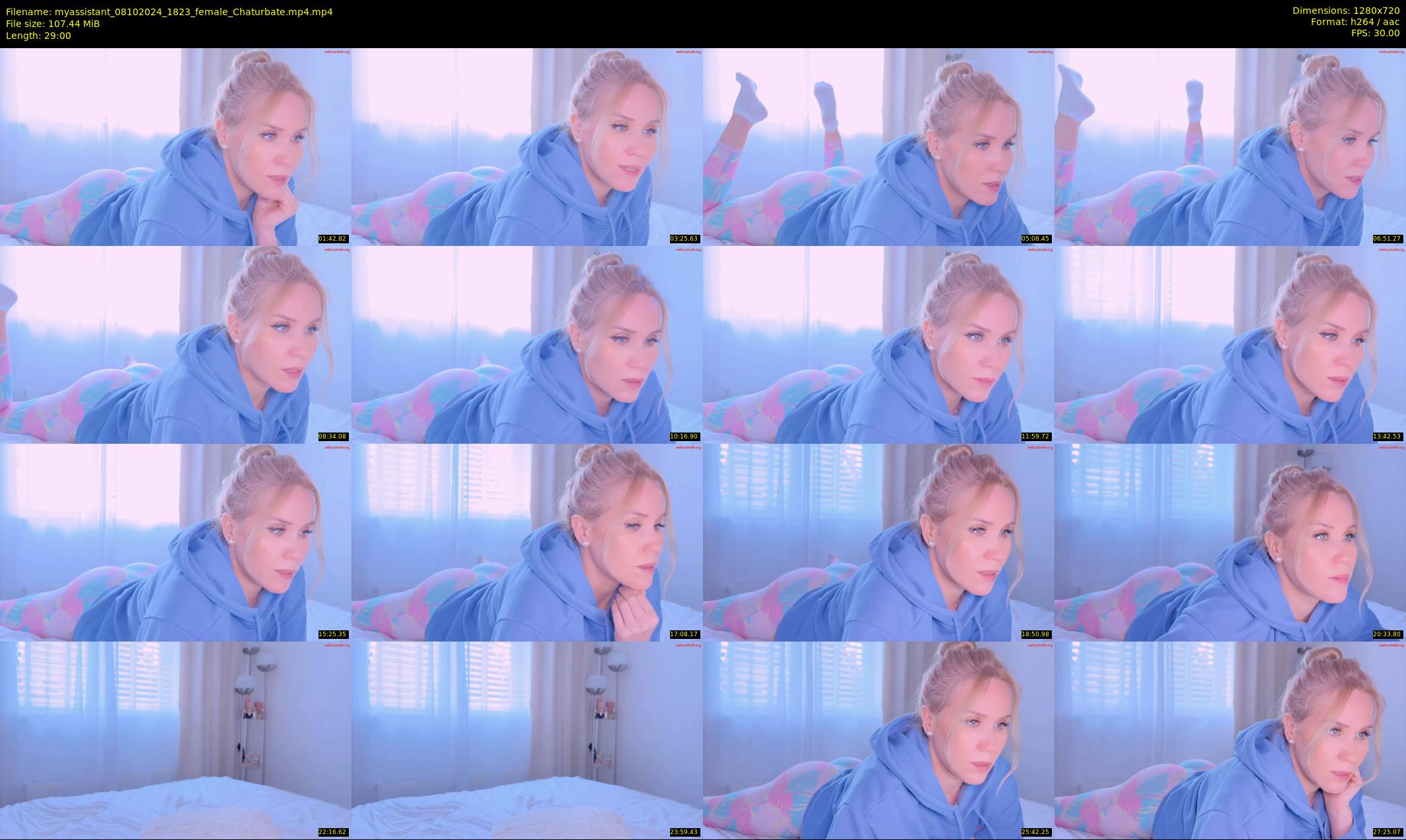 myassistant — 29 minute Chaturbate female cam show recording, 720p, Oct 8, 2024