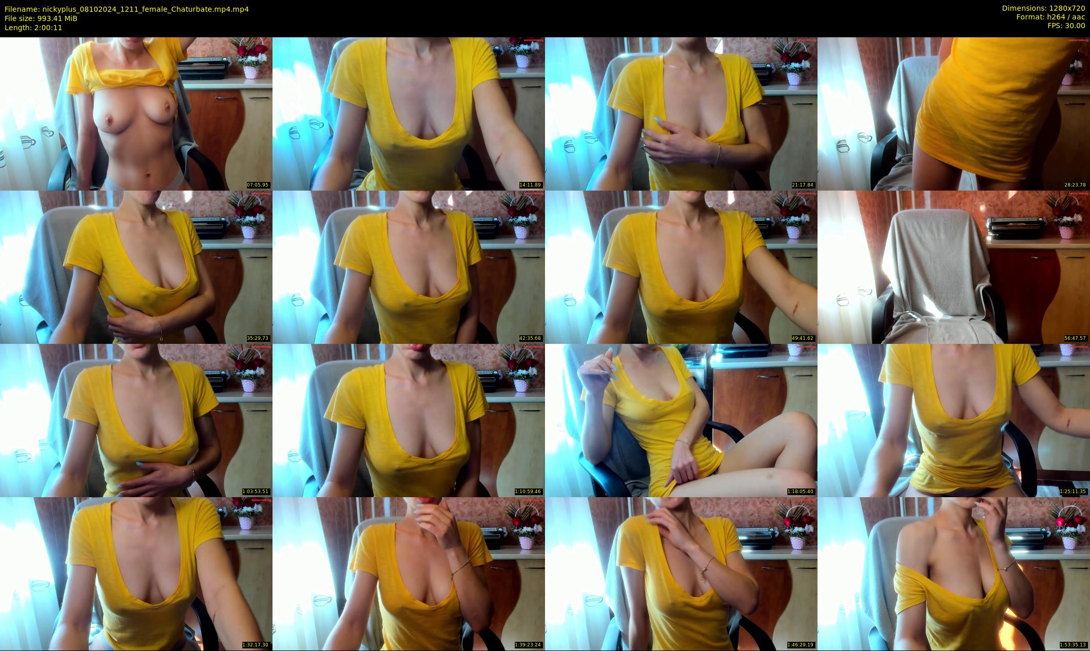 nickyplus — 121 minute Chaturbate couple cam show recording, 720p, Oct 8, 2024