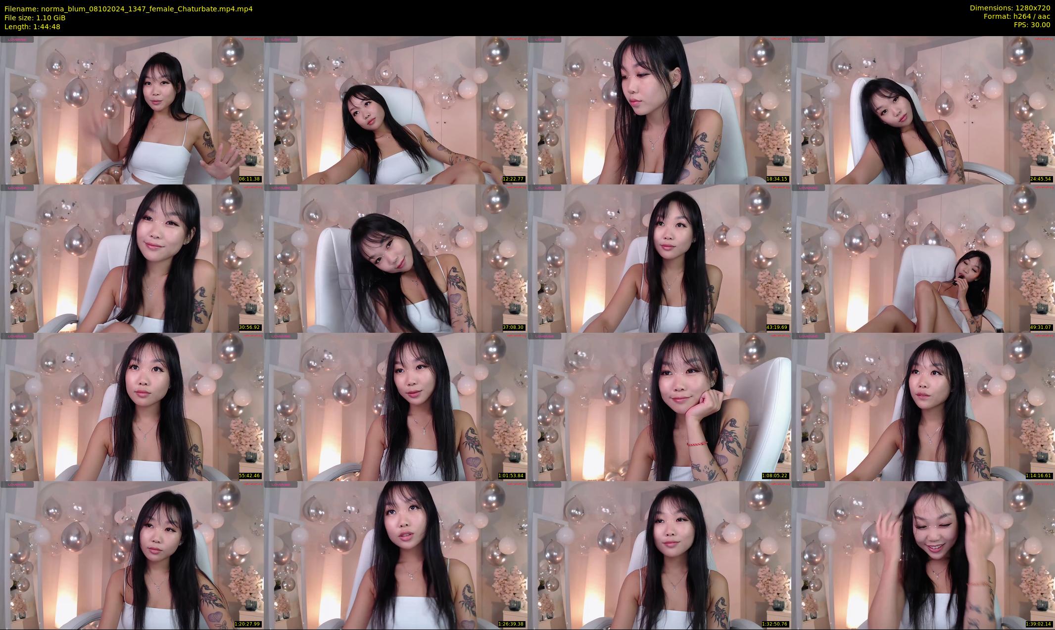 norma_blum — 105 minute Chaturbate female cam show recording, 720p, Oct 8, 2024