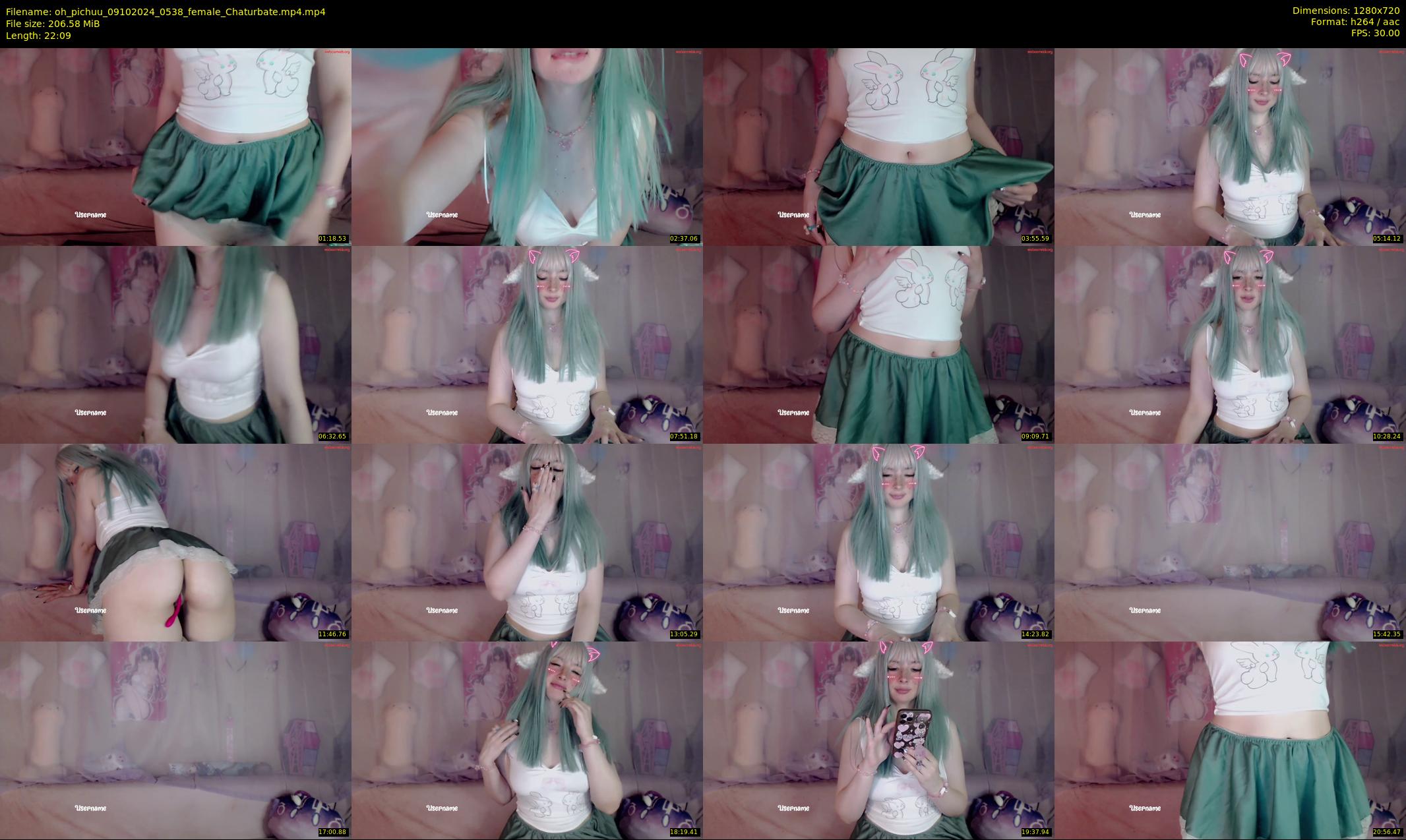 oh_pichuu — 23 minute Chaturbate female cam show recording, 720p, Oct 9, 2024