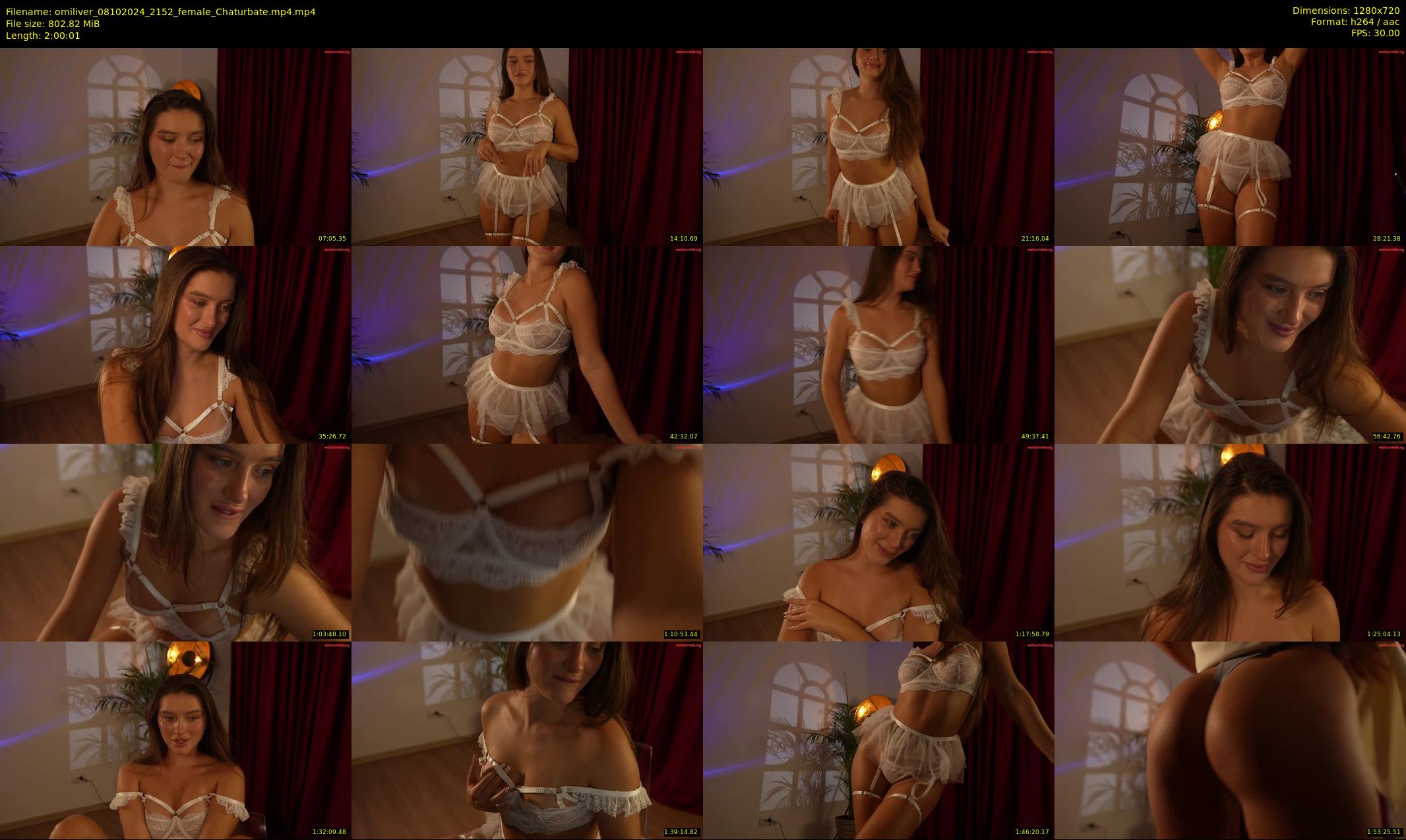 omiliver — 121 minute Chaturbate female cam show recording, 720p, Oct 8, 2024