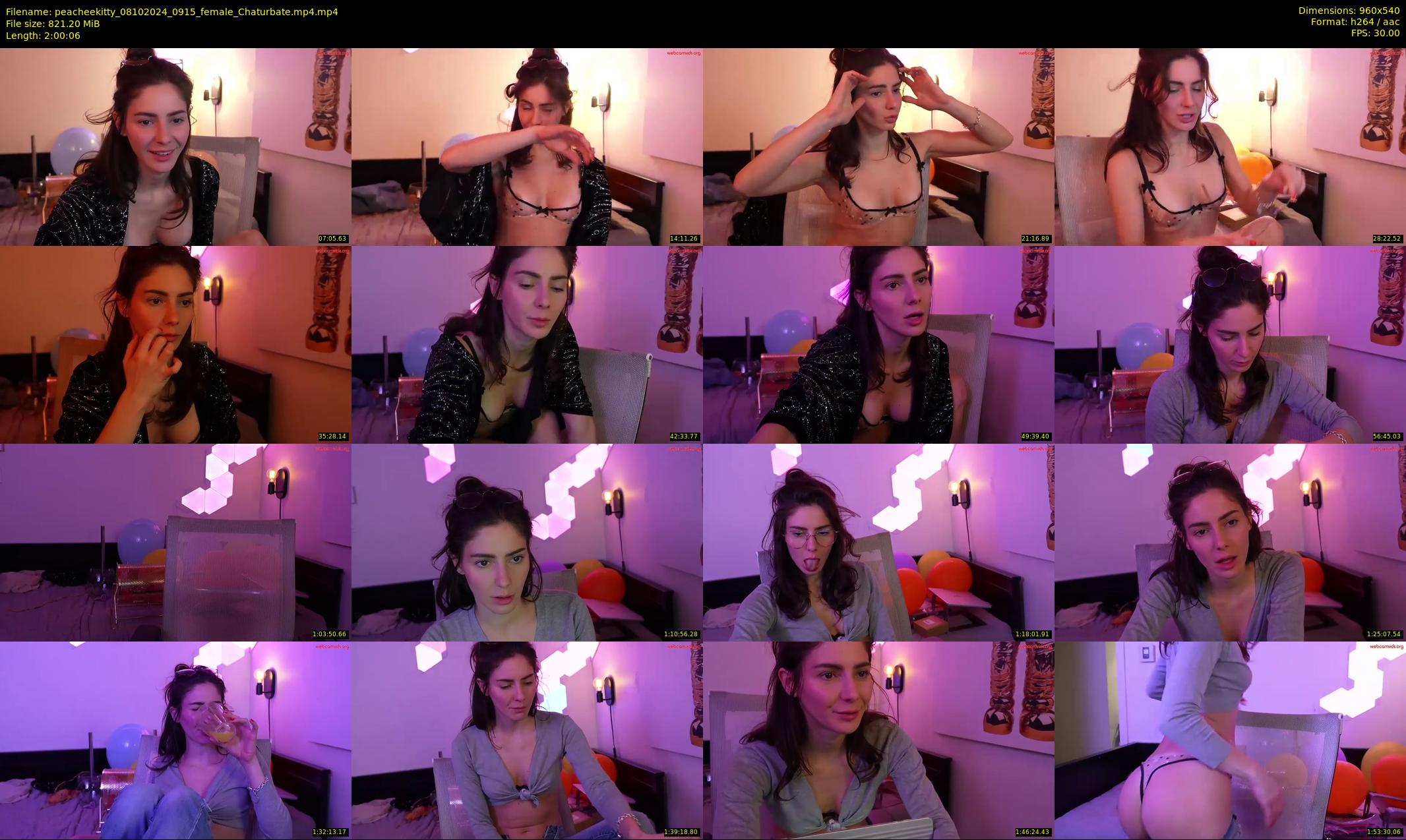 peacheekitty — 121 minute Chaturbate female cam show recording, 480p, Oct 8, 2024