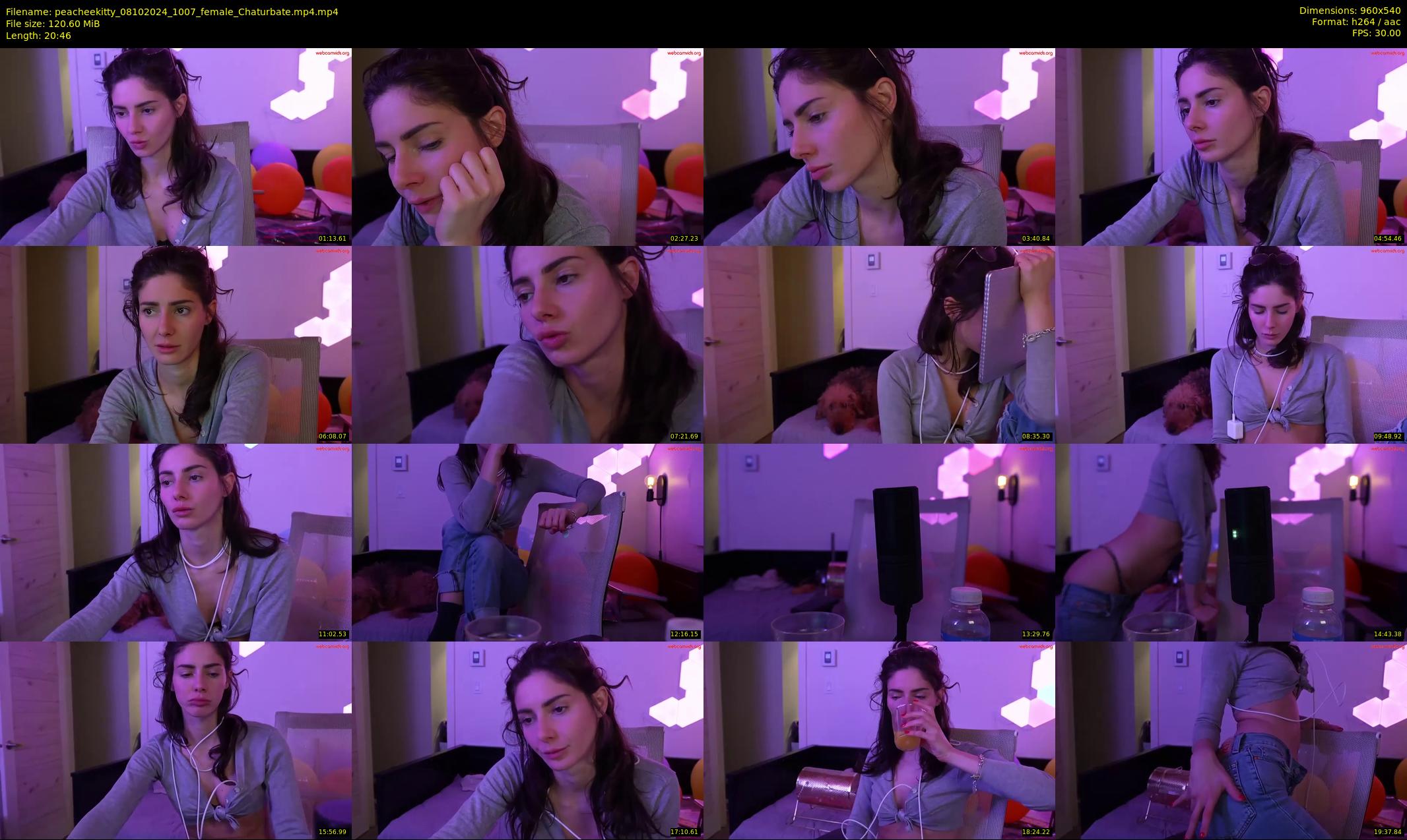 peacheekitty — 21 minute Chaturbate female cam show recording, 480p, Oct 8, 2024