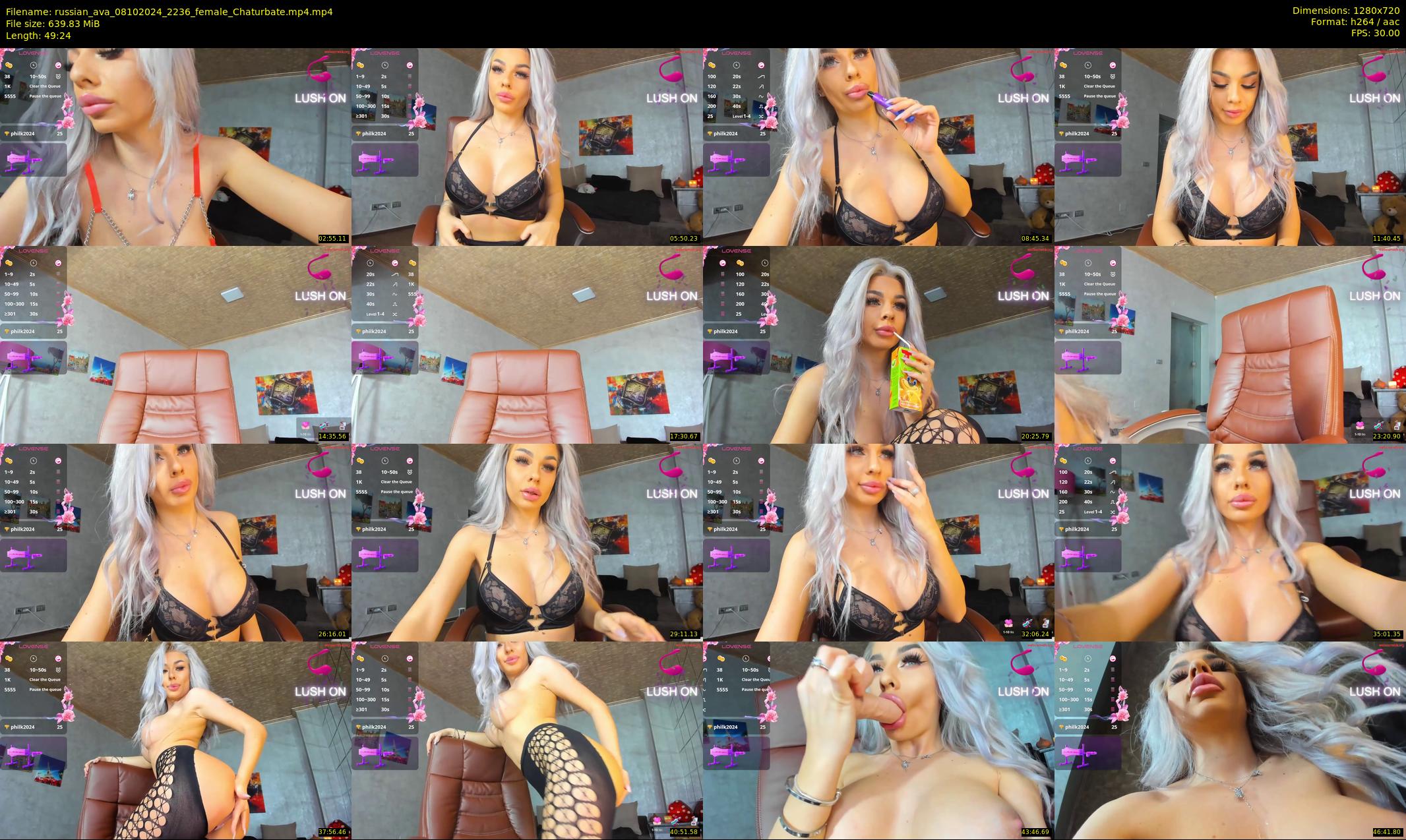 russian_ava — 50 minute Chaturbate female cam show recording, 720p, Oct 8, 2024