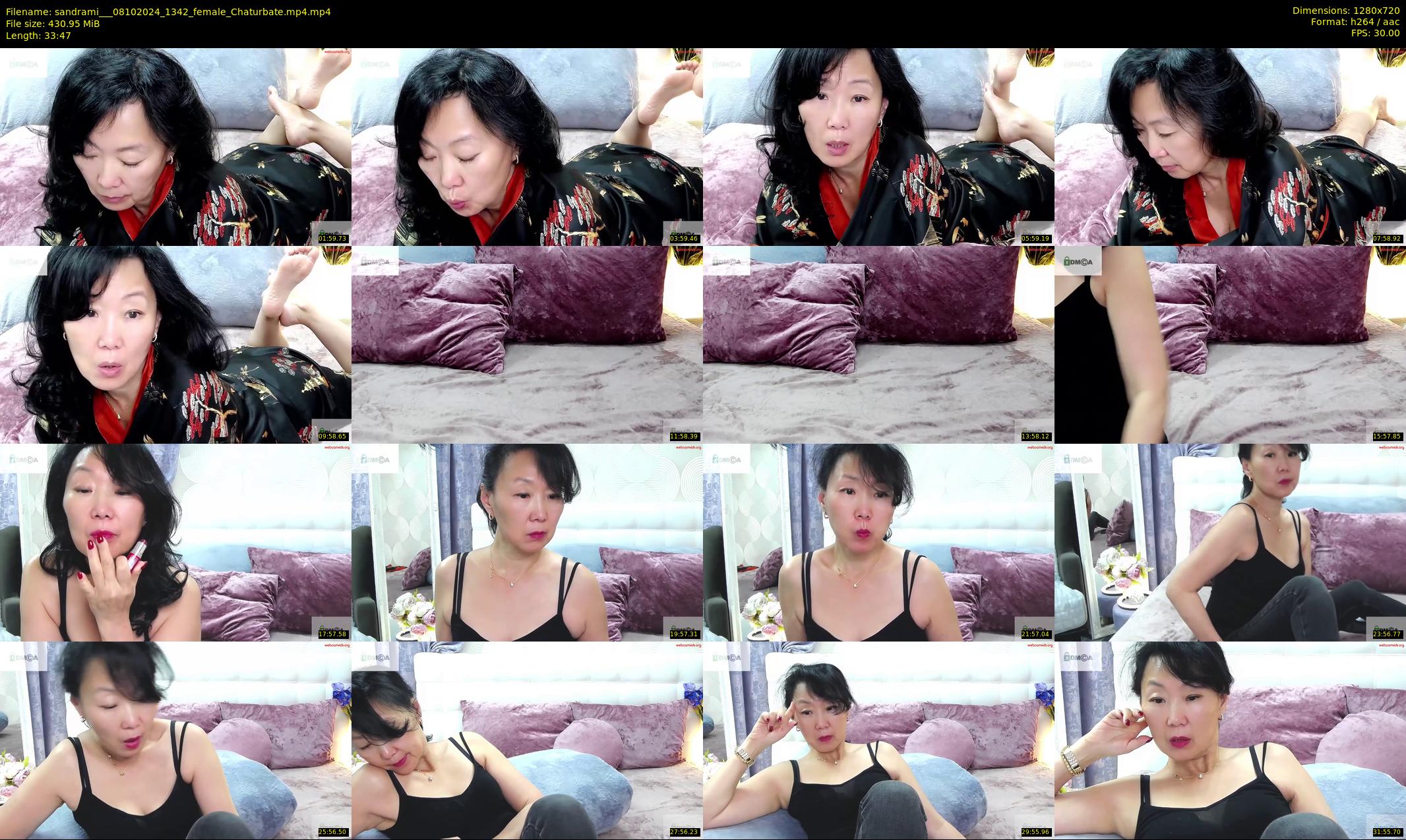 sandrami__ — 34 minute Chaturbate female cam show recording, 720p, Oct 8, 2024