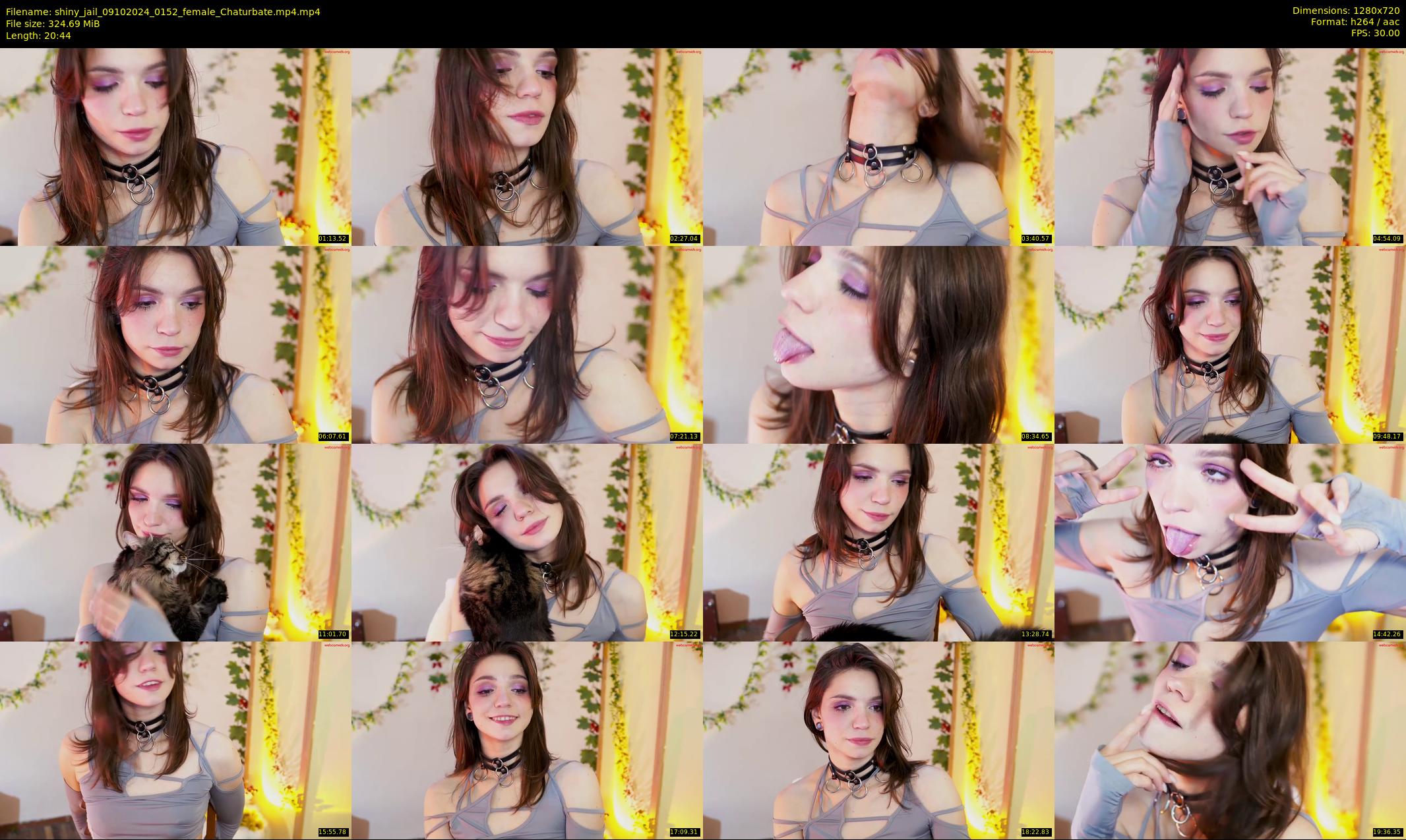 shiny_jail — 21 minute Chaturbate female cam show recording, 720p, Oct 9, 2024