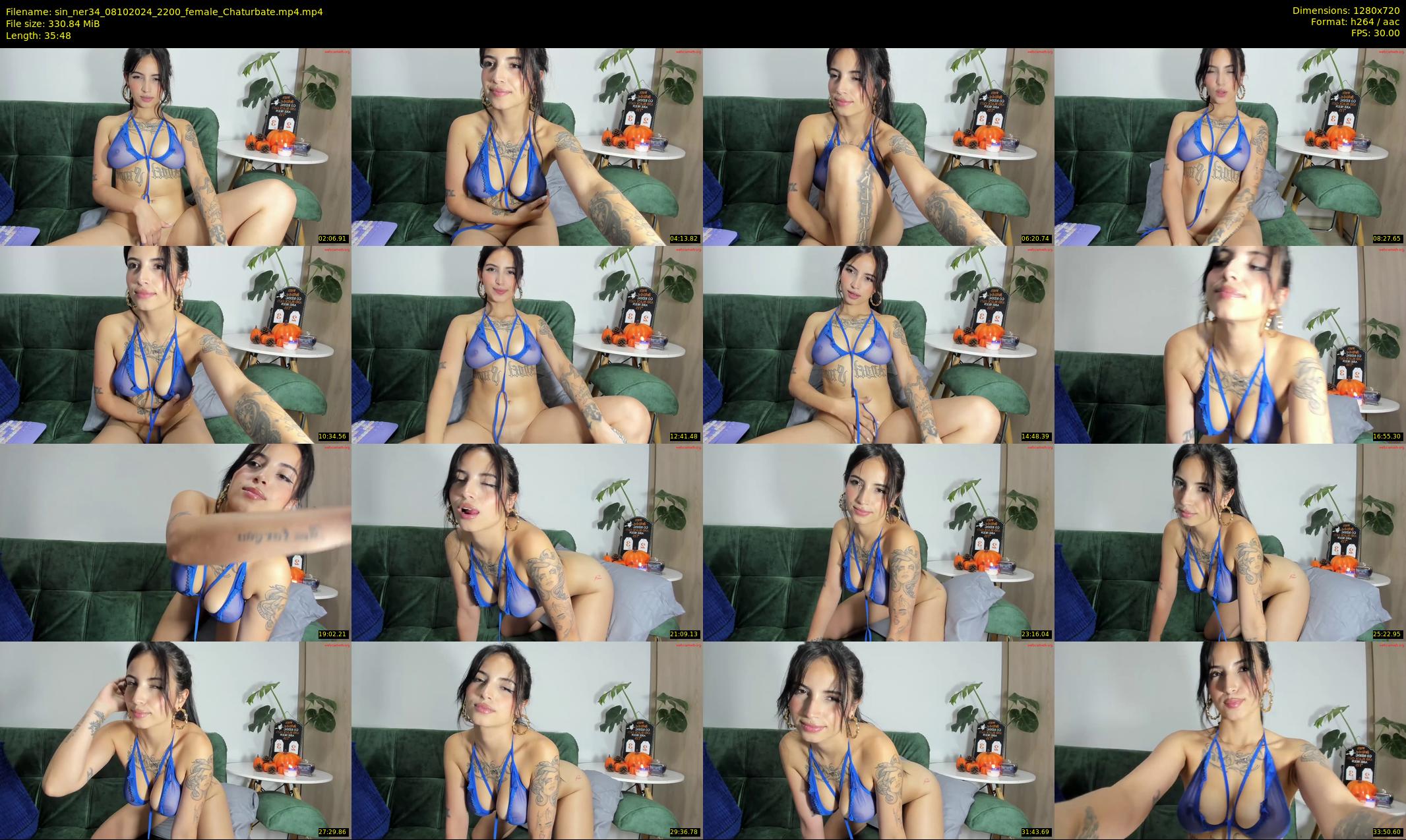 sin_ner34 — 36 minute Chaturbate female cam show recording, 720p, Oct 8, 2024