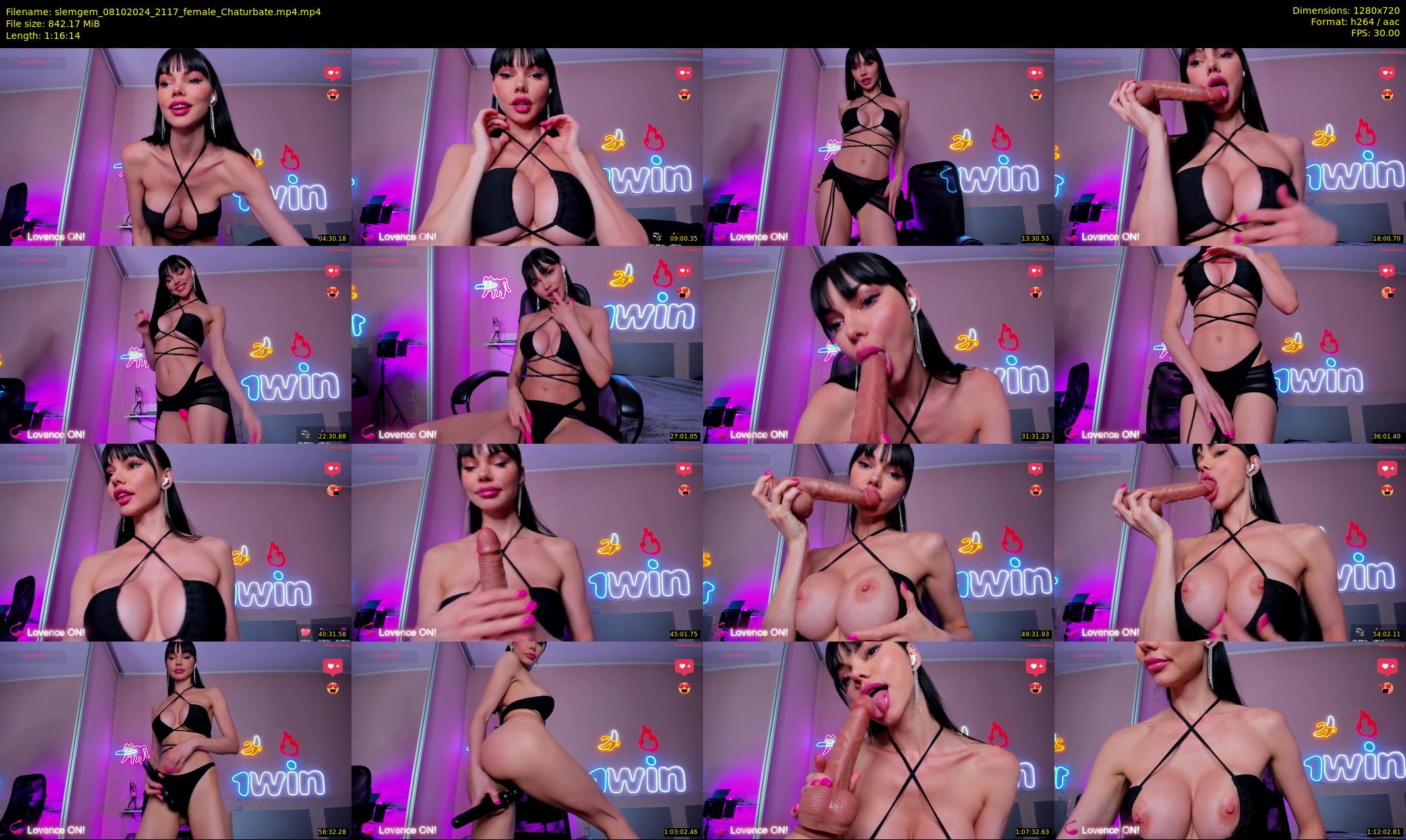 slemgem — 77 minute Chaturbate couple cam show recording, 720p, Oct 8, 2024