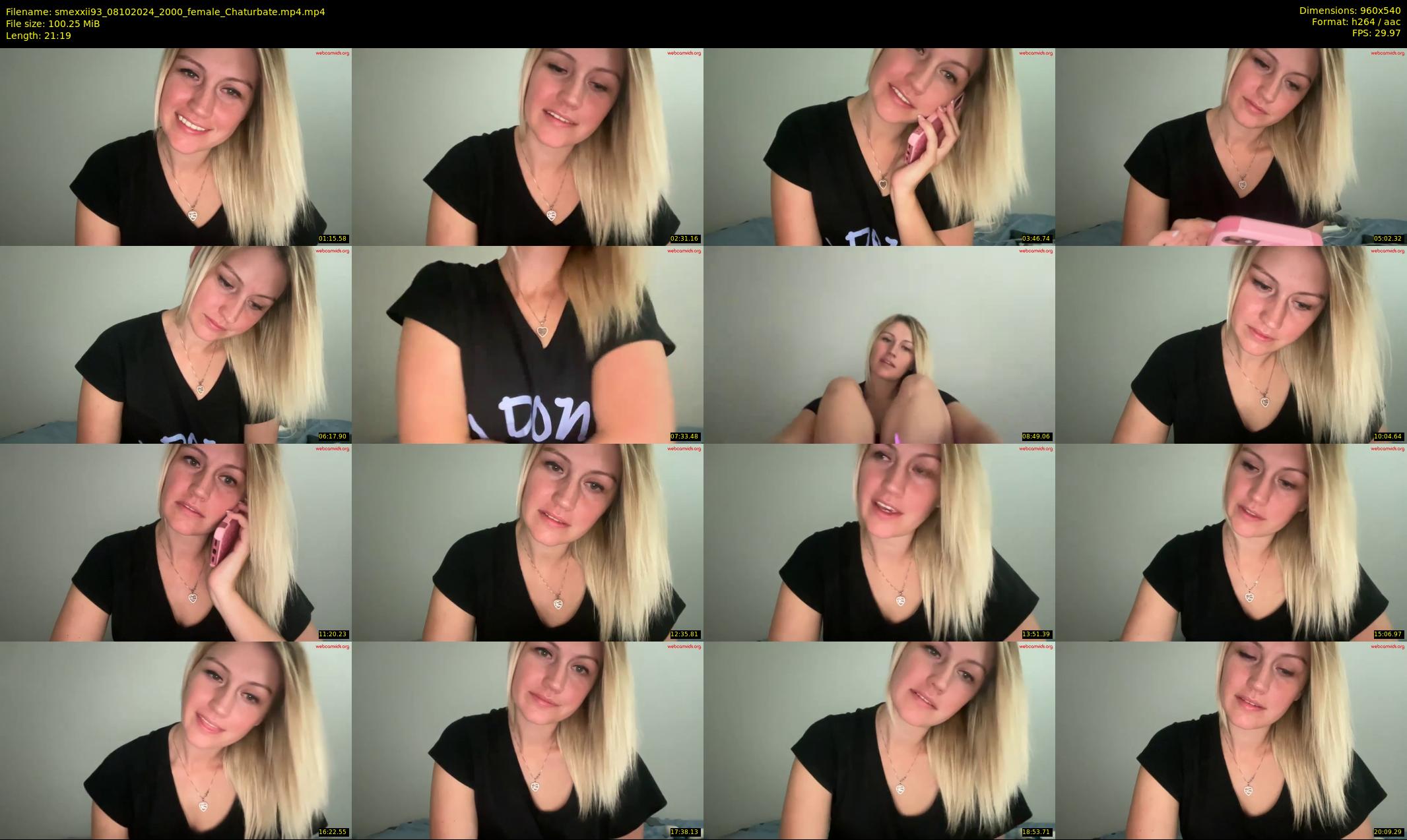 smexxii93 — 22 minute Chaturbate female cam show recording, 480p, Oct 8, 2024