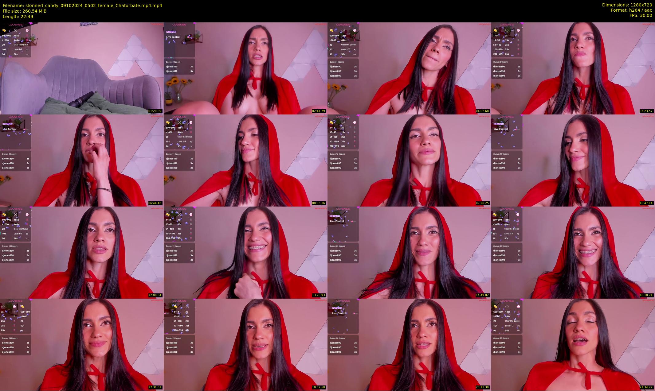 stonned_candy — 23 minute Chaturbate female cam show recording, 720p, Oct 9, 2024