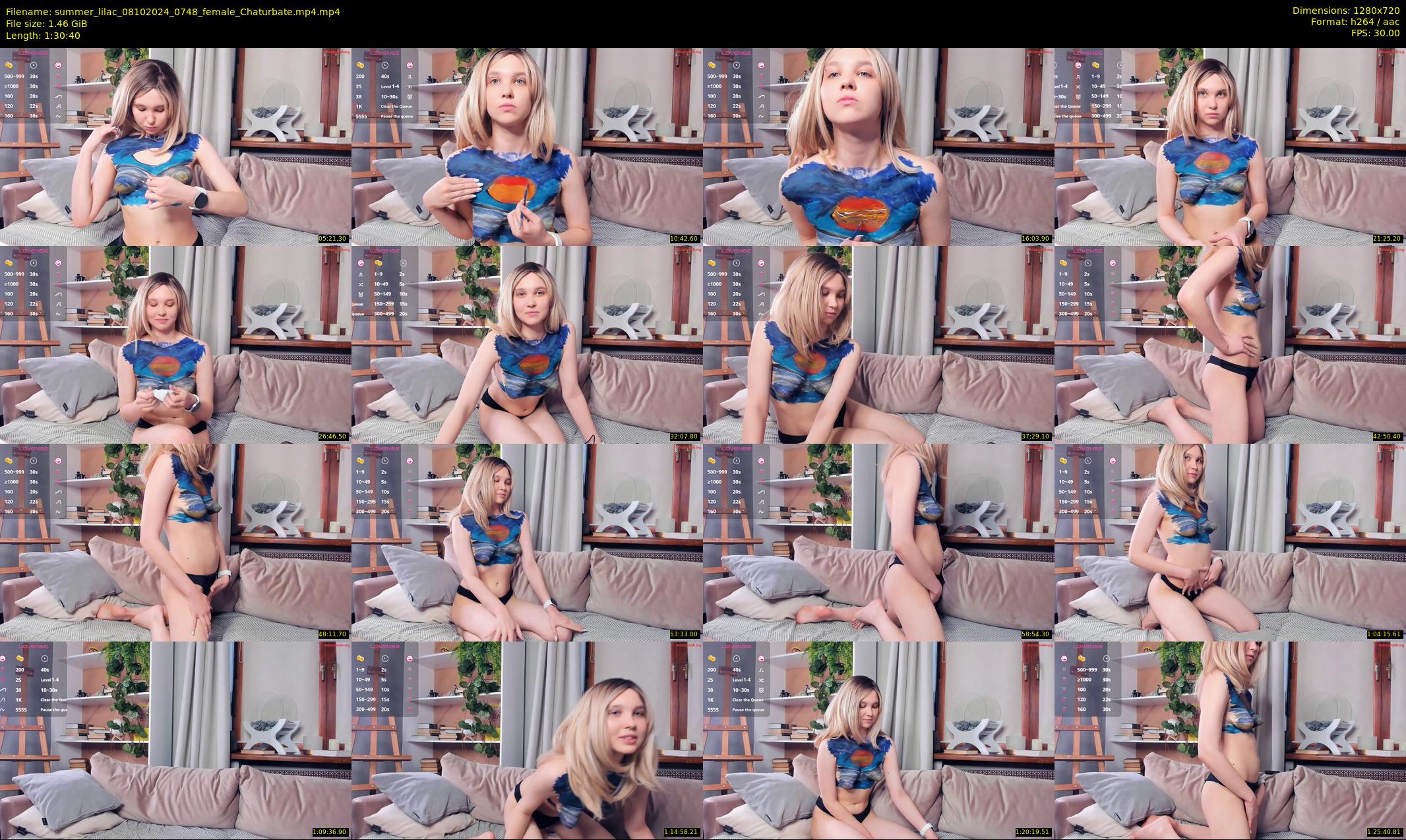 summer_lilac — 91 minute Chaturbate female cam show recording, 720p, Oct 8, 2024