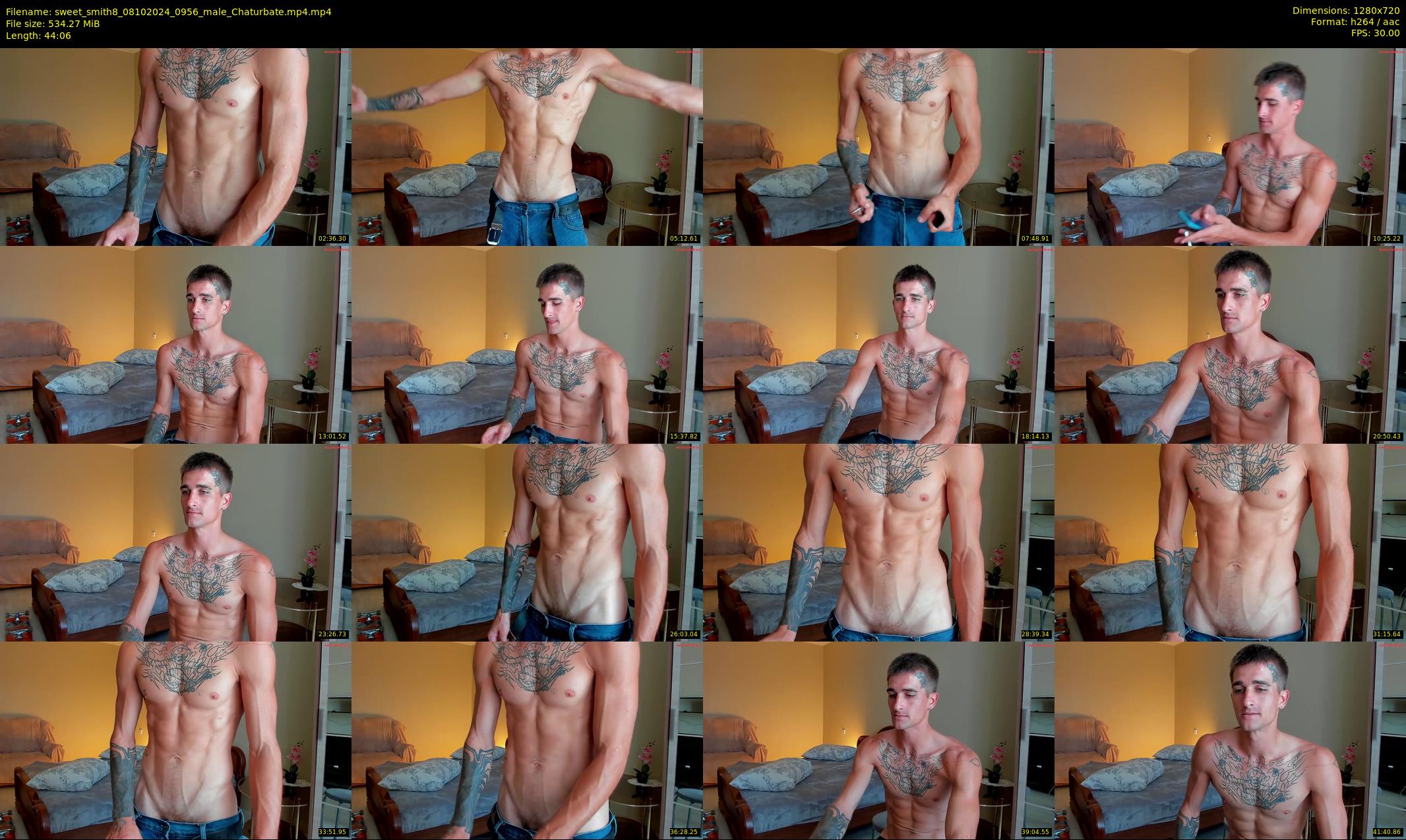 sweet_smith8 — 45 minute Chaturbate male cam show recording, 720p, Oct 8, 2024