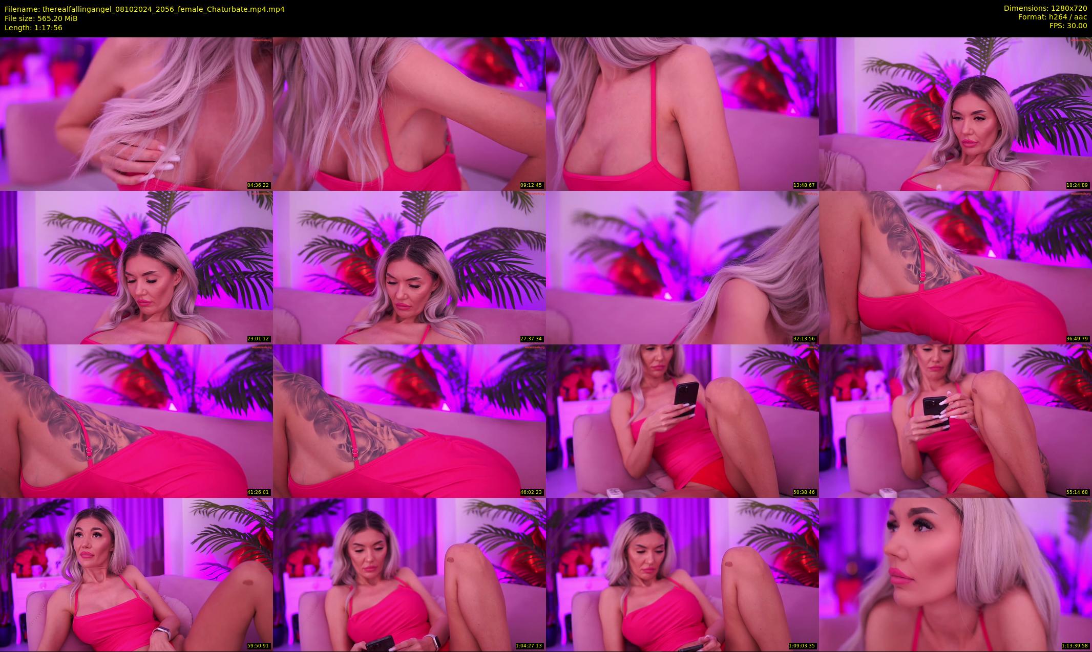 therealfallingangel — 78 minute Chaturbate female cam show recording, 720p, Oct 8, 2024