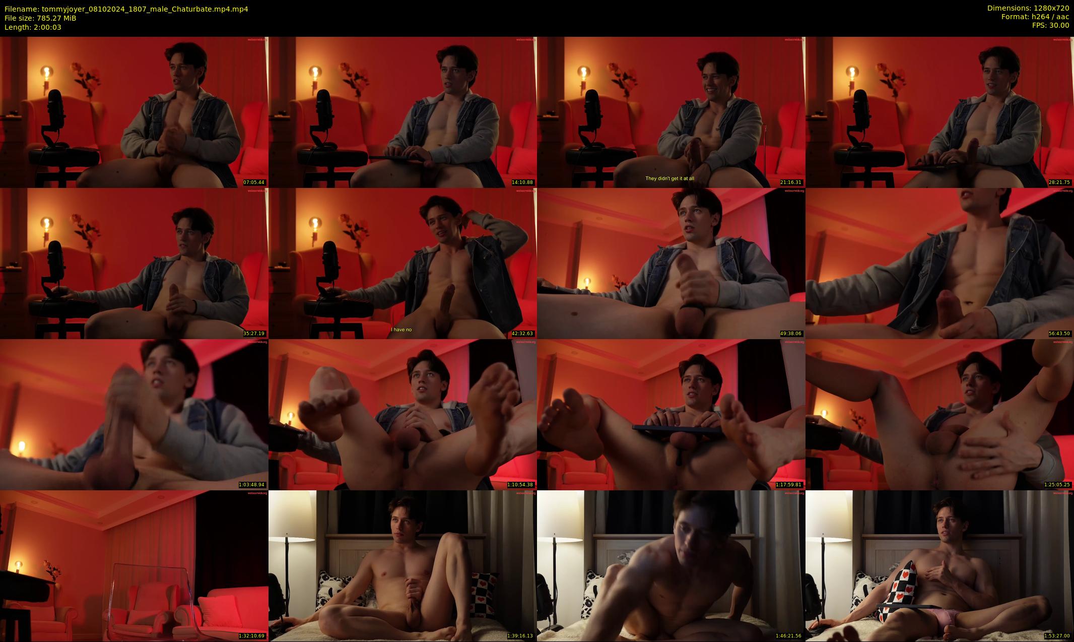 tommyjoyer — 121 minute Chaturbate male cam show recording, 720p, Oct 8, 2024