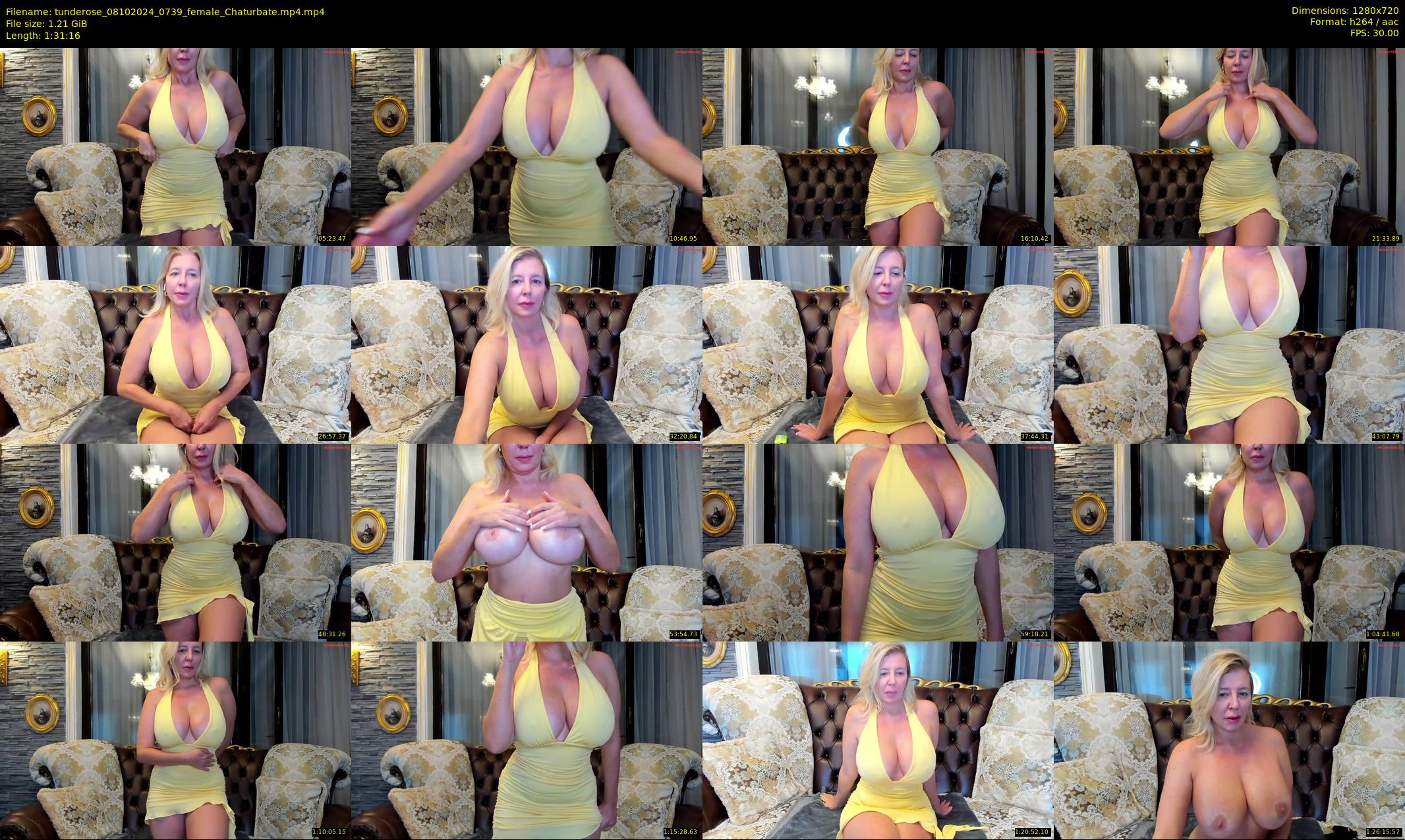 tunderose — 92 minute Chaturbate female cam show recording, 720p, Oct 8, 2024