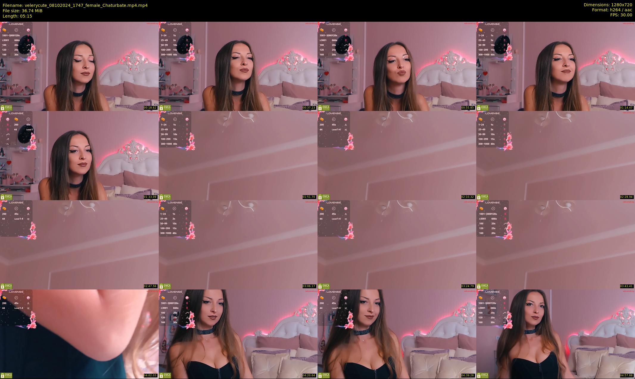 velerycute — 6 minute Chaturbate female cam show recording, 720p, Oct 8, 2024