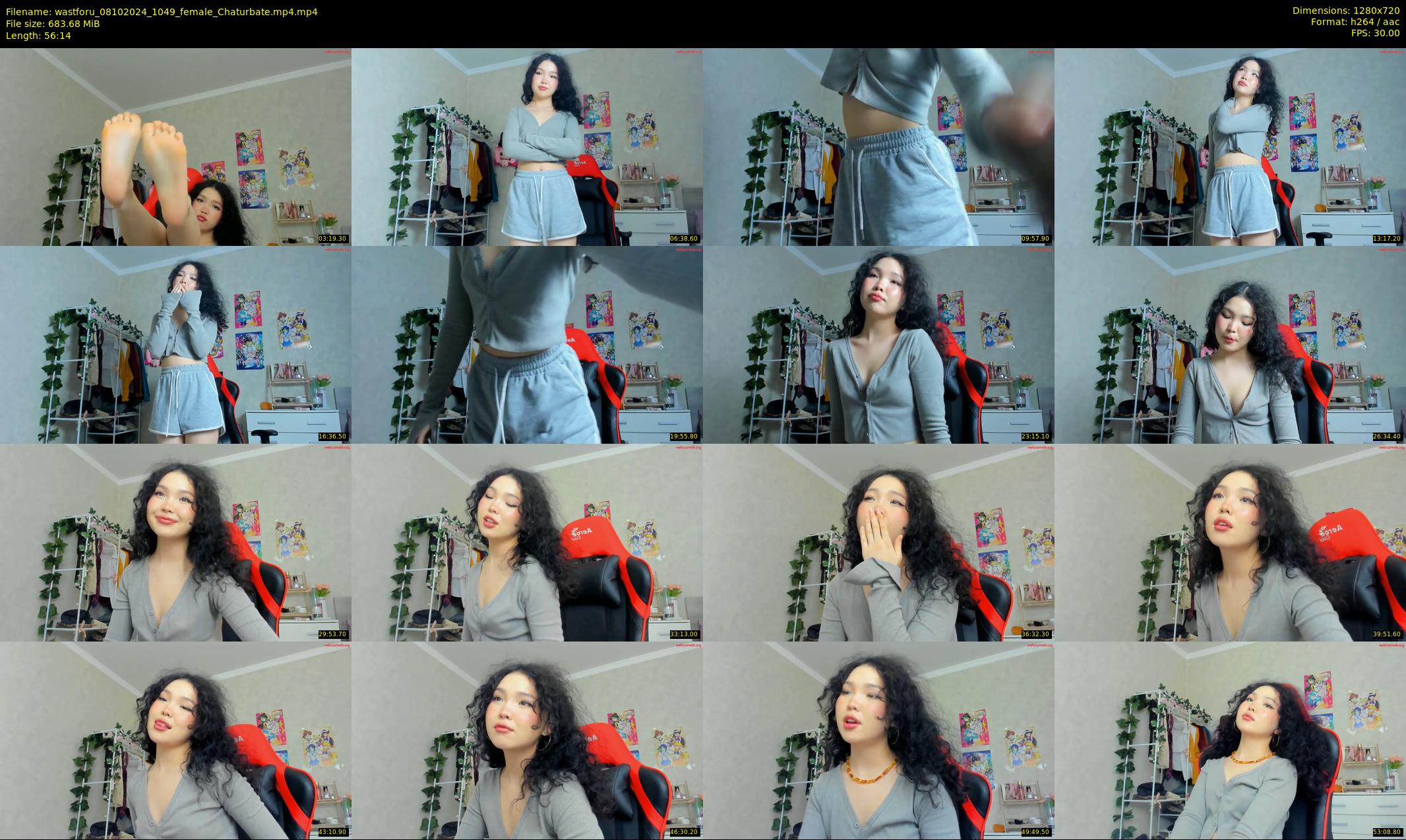 wastforu — 57 minute Chaturbate female cam show recording, 720p, Oct 8, 2024