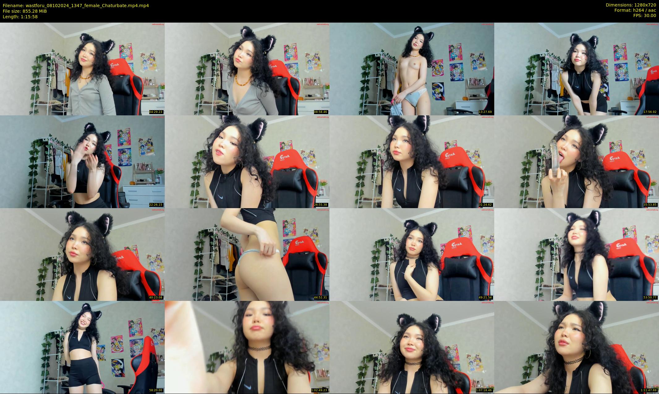 wastforu — 76 minute Chaturbate female cam show recording, 720p, Oct 8, 2024