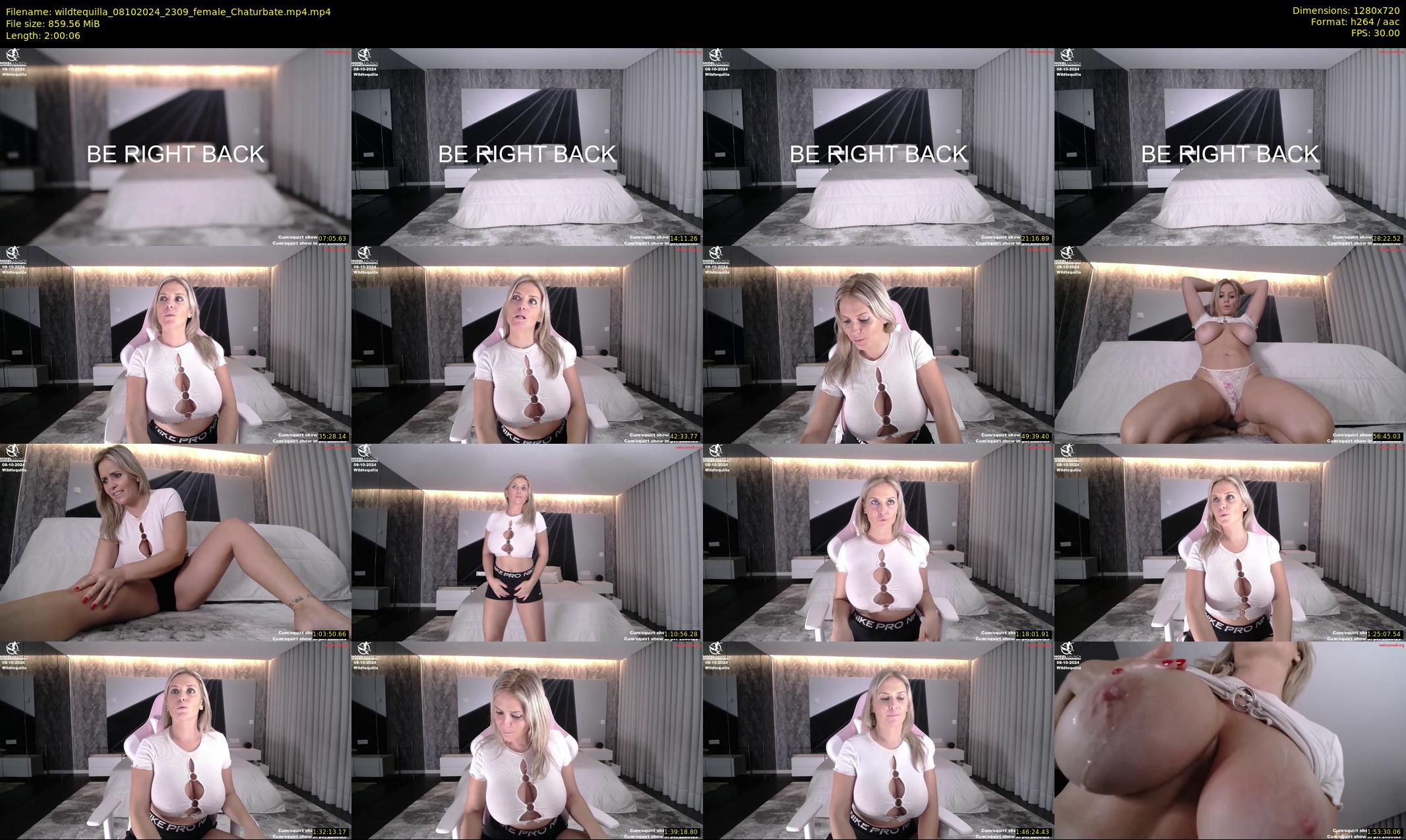 wildtequilla — 121 minute Chaturbate couple cam show recording, 720p, Oct 8, 2024