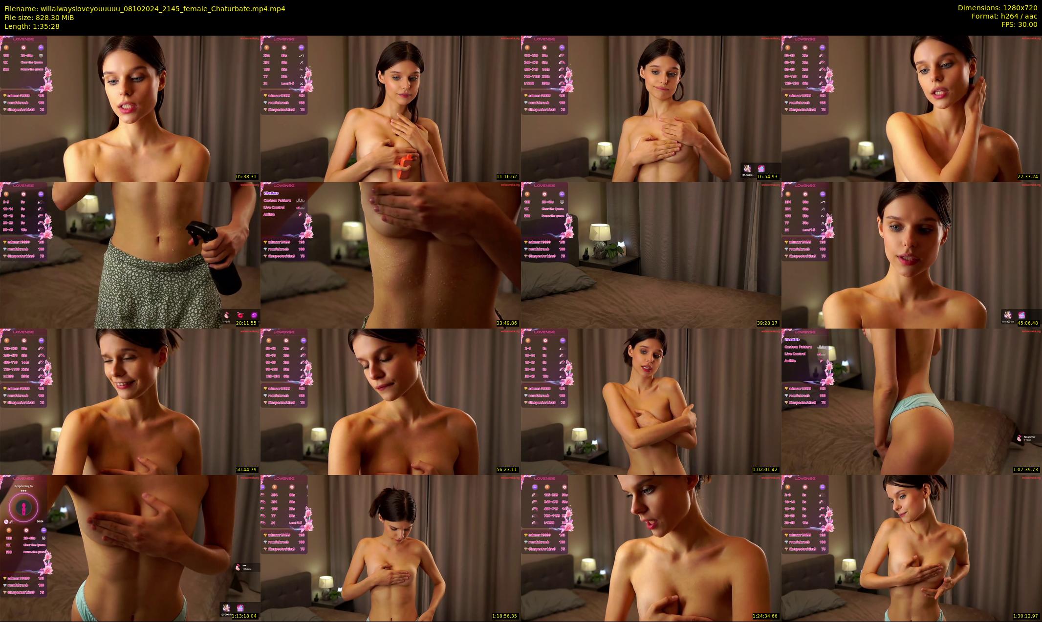 willalwaysloveyouuuuu — 96 minute Chaturbate female cam show recording, 720p, Oct 8, 2024