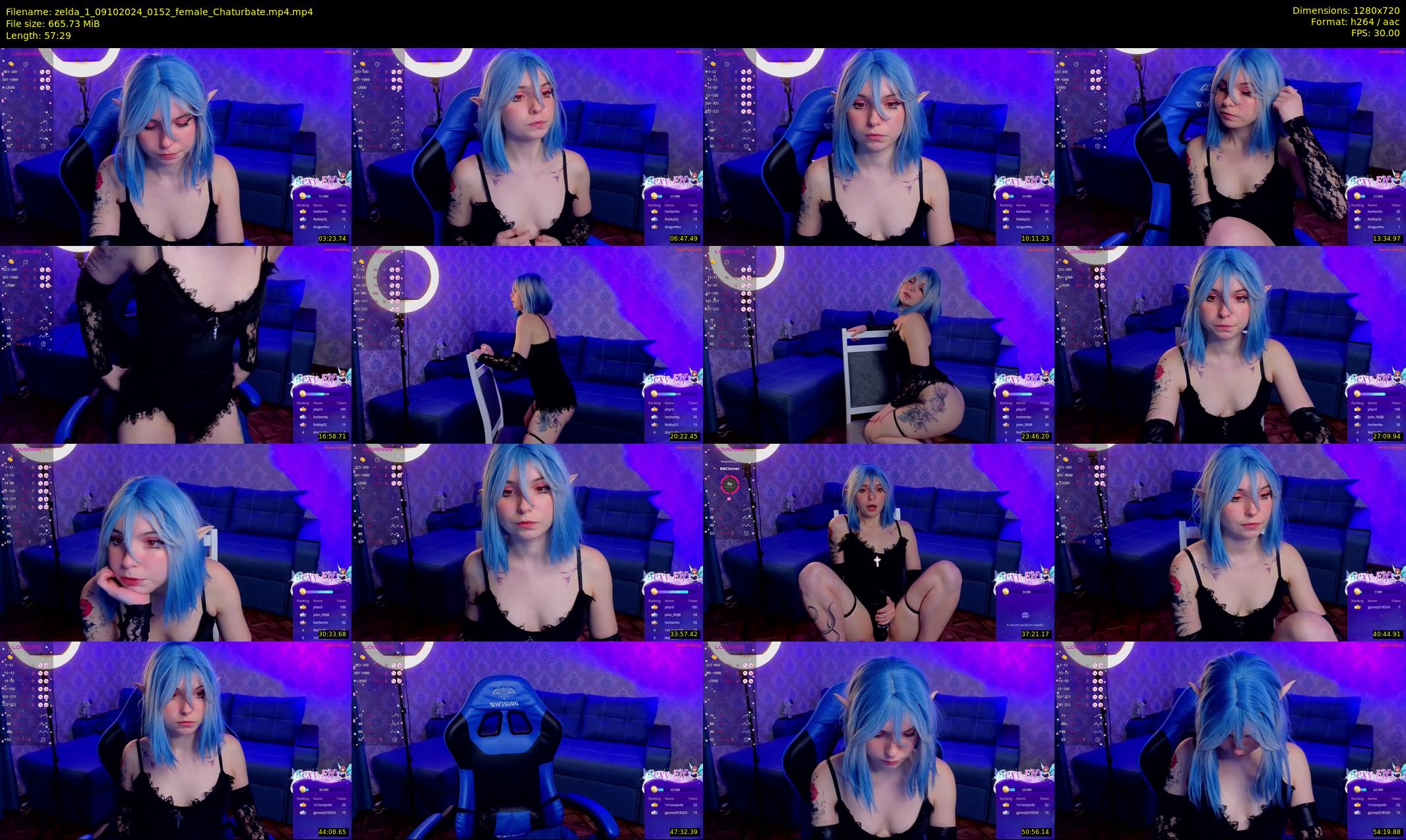 zelda_1 — 58 minute Chaturbate female cam show recording, 720p, Oct 9, 2024