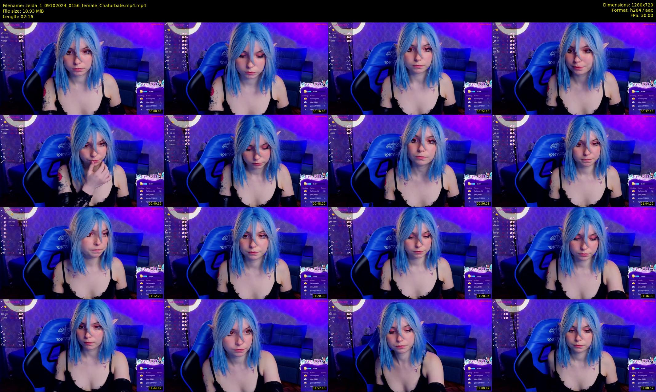 zelda_1 — 3 minute Chaturbate female cam show recording, 720p, Oct 9, 2024