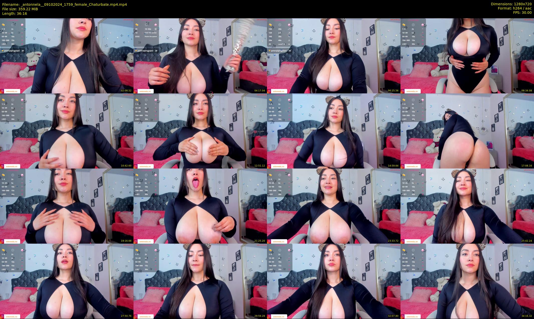 _antonnela_ — 37 minute Chaturbate female cam show recording, 720p, Oct 9, 2024