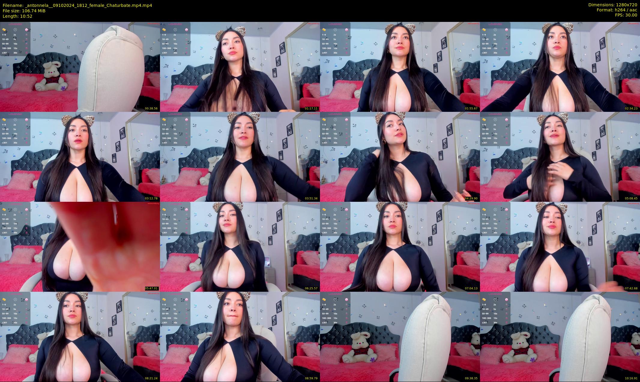 _antonnela_ — 11 minute Chaturbate female cam show recording, 720p, Oct 9, 2024