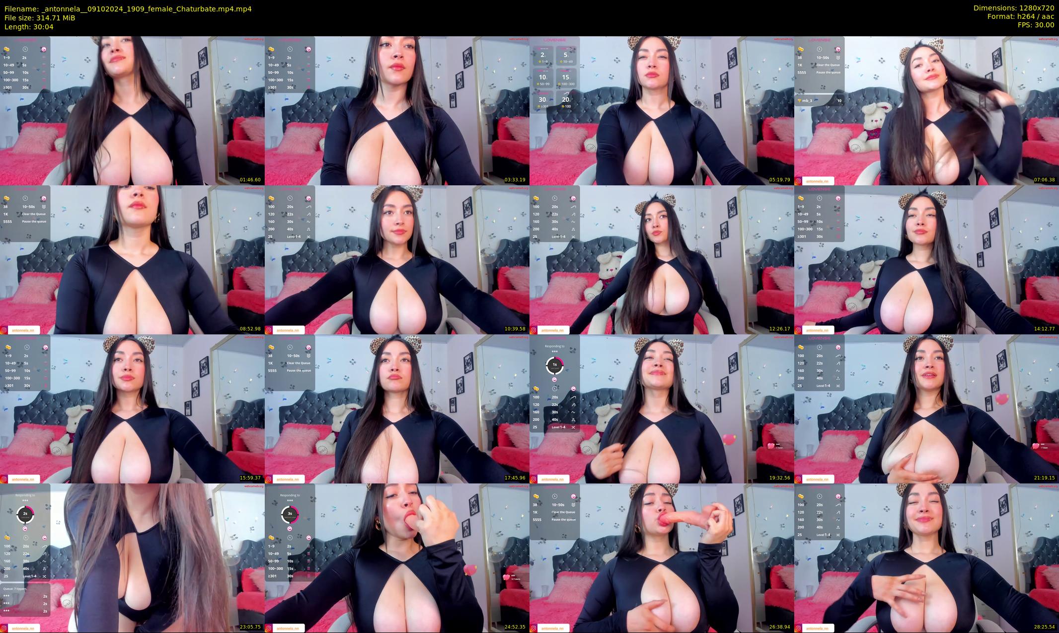 _antonnela_ — 31 minute Chaturbate female cam show recording, 720p, Oct 9, 2024