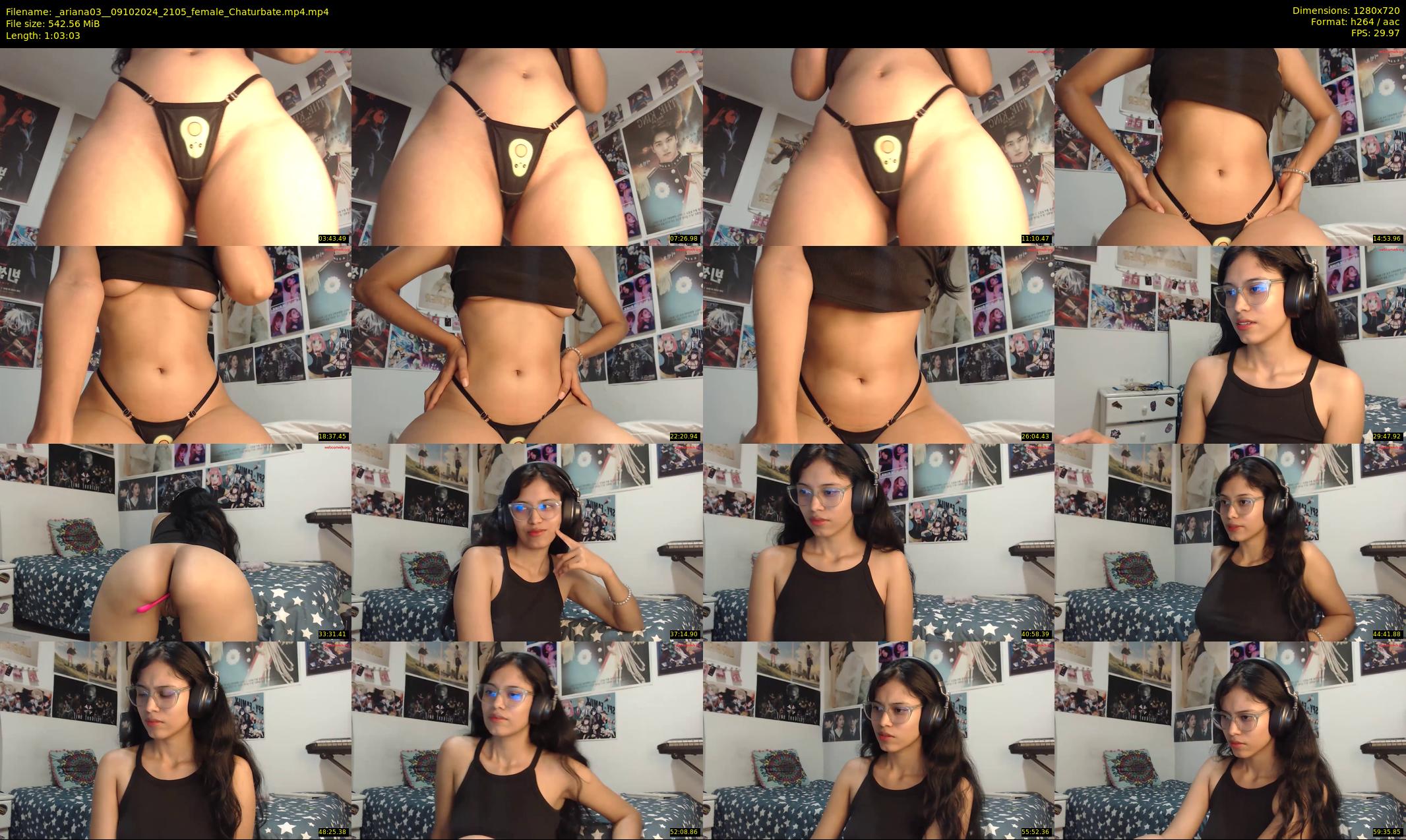 _ariana03_ — 64 minute Chaturbate female cam show recording, 720p, Oct 9, 2024