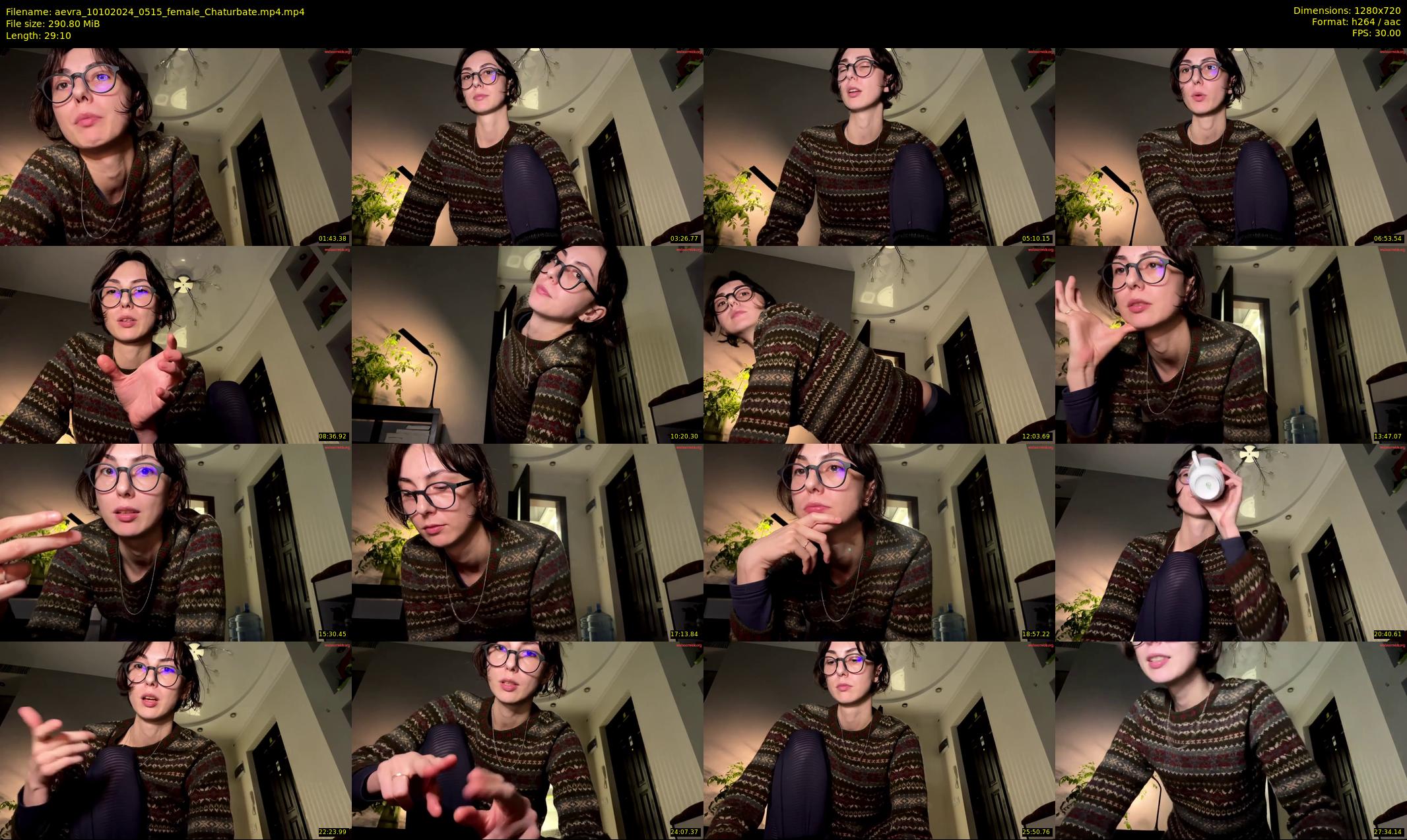 aevra — 30 minute Chaturbate female cam show recording, 720p, Oct 10, 2024