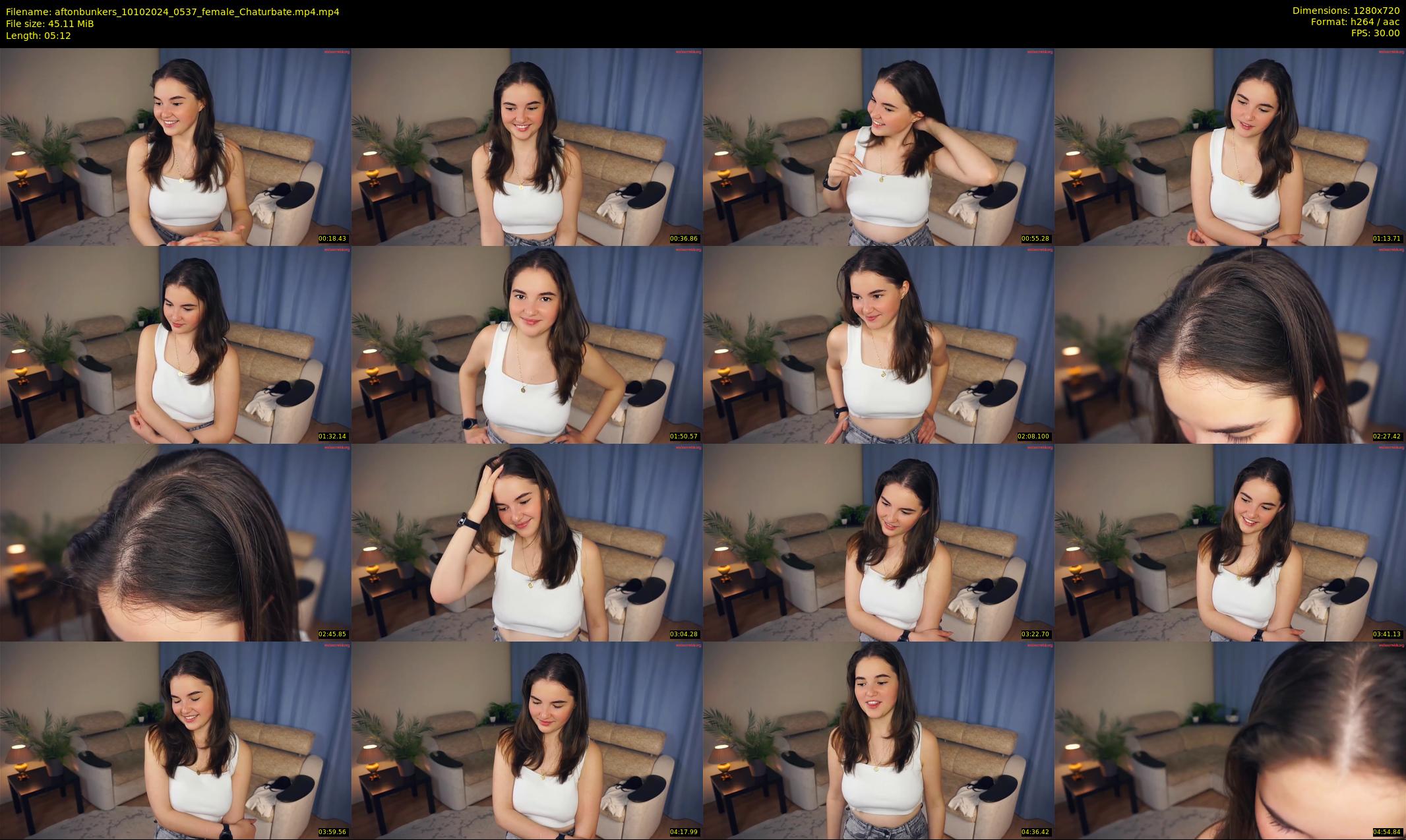 aftonbunkers — 6 minute Chaturbate female cam show recording, 720p, Oct 10, 2024