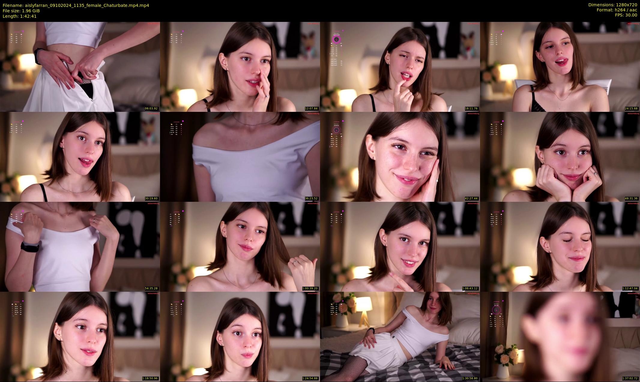 aislyfarran — 103 minute Chaturbate female cam show recording, 720p, Oct 9, 2024
