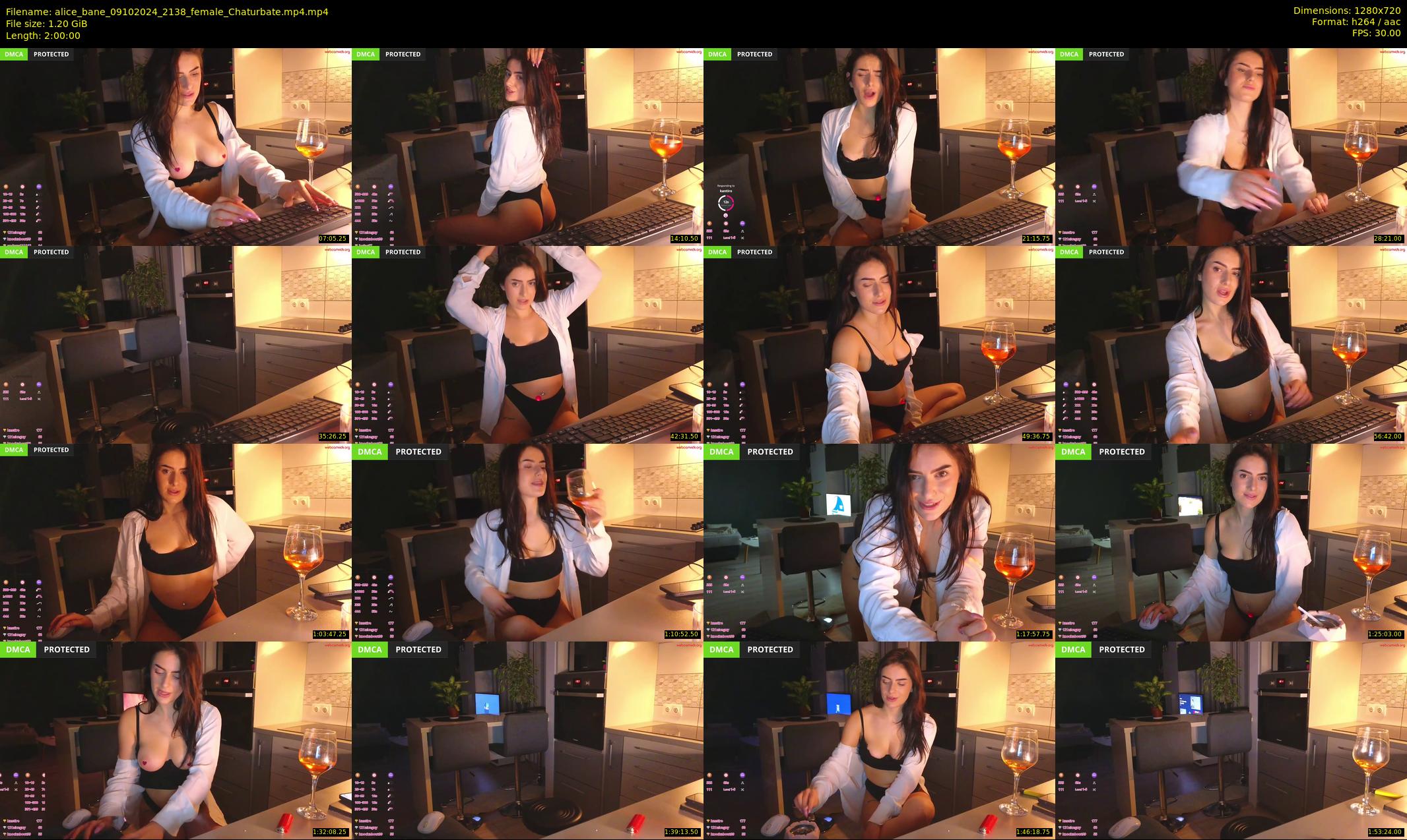 alice_bane — 120 minute Chaturbate female cam show recording, 720p, Oct 9, 2024